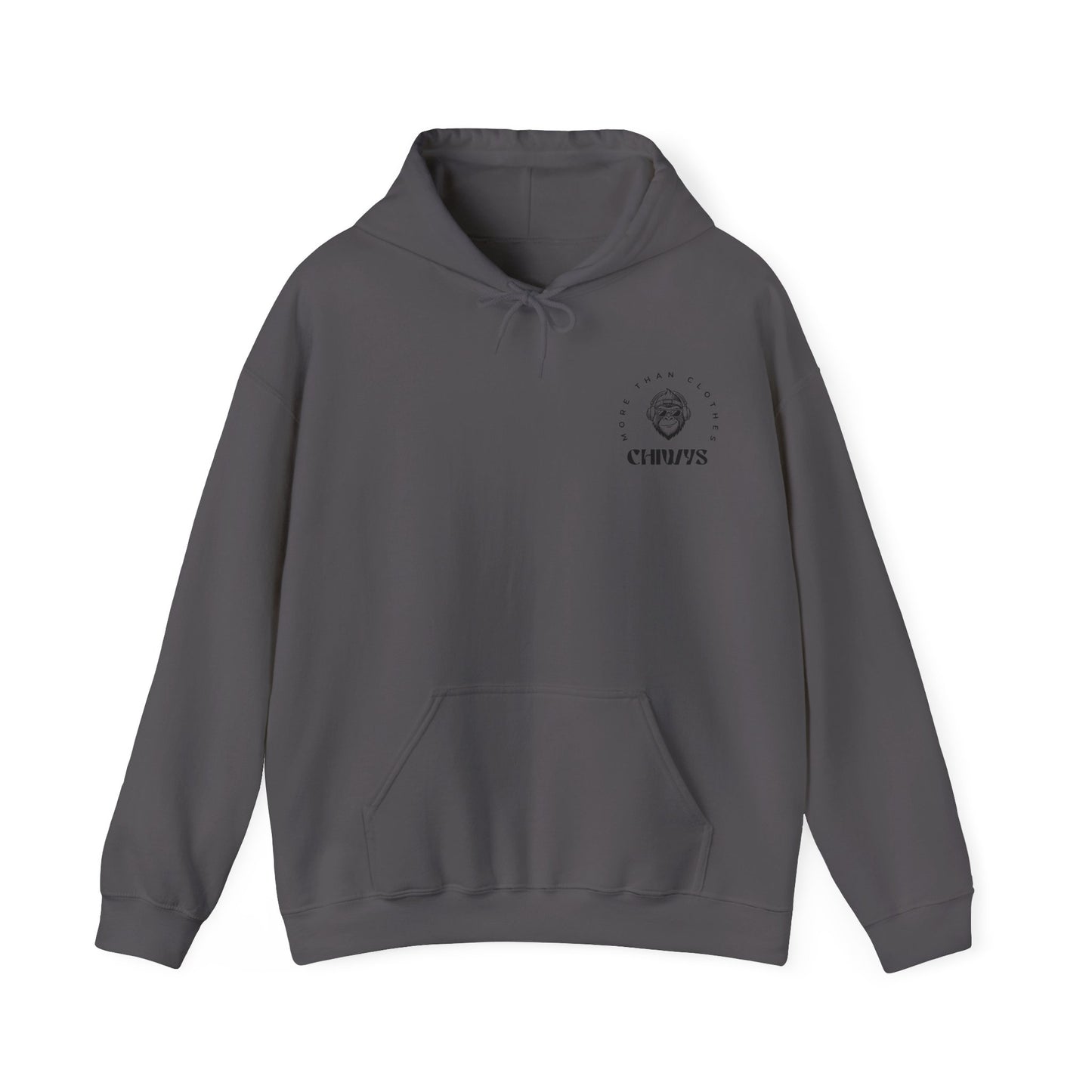 Sudadera con capucha Clever Canine Companion - Sudadera unisex Heavy Blend™ con diseño de perro, color ris Oscuro.