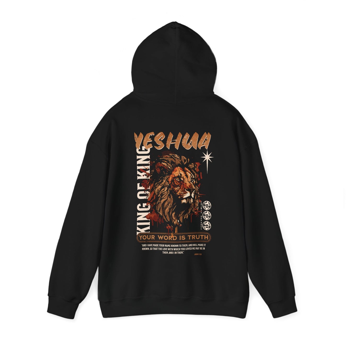 Sudadera con capucha unisex Heavy Blend™ - Yeshua Lion Design, Faith & Comfort
