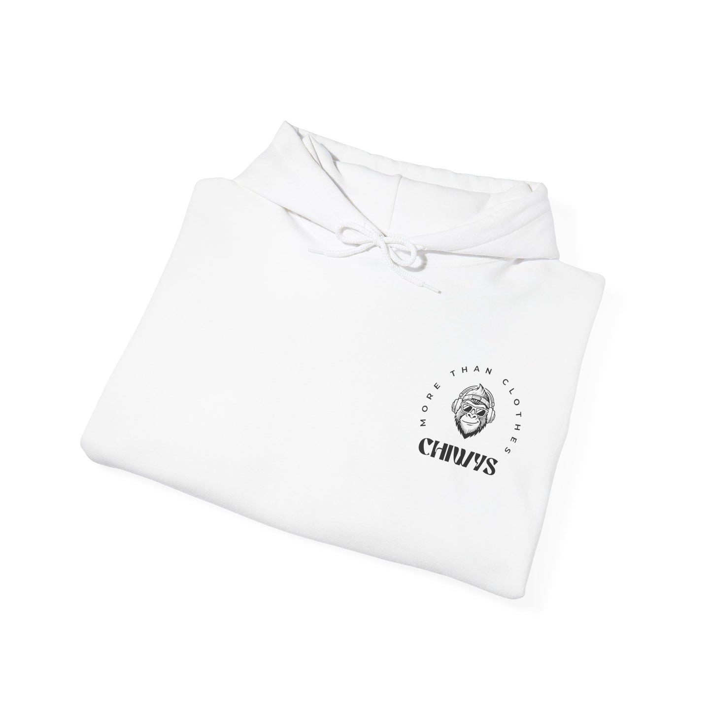 Sudadera con capucha Clever Canine Companion - Sudadera unisex Heavy Blend™ con diseño de perro, color Blanco.