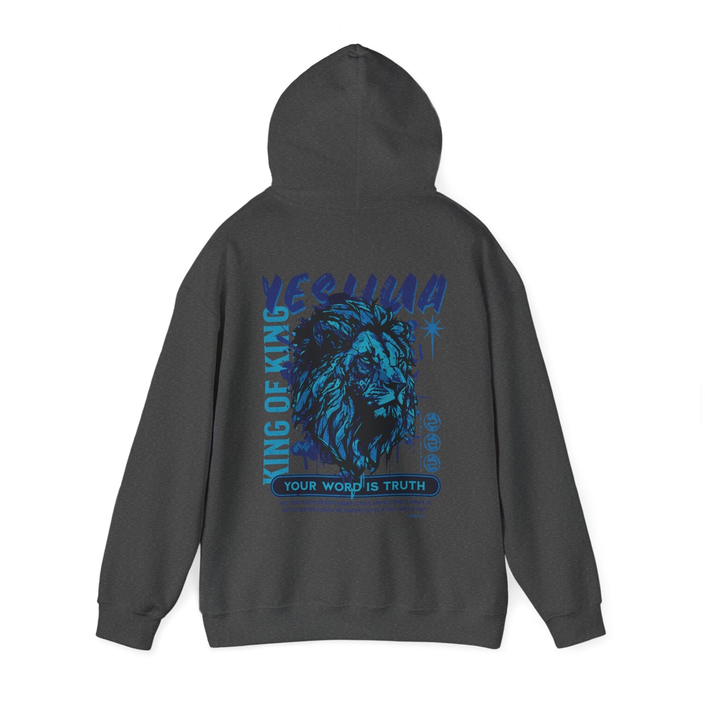 Sudadera con capucha unisex Heavy Blend™ - Yeshua Lion Design, Faith & Comfort