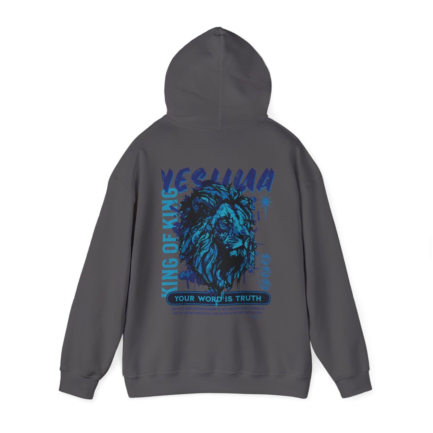 Sudadera con capucha unisex Heavy Blend™ - Yeshua Lion Design, Faith & Comfort