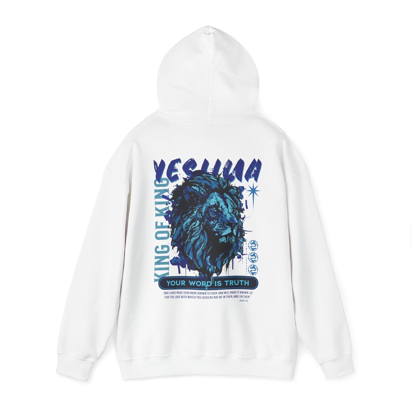 Sudadera con capucha unisex Heavy Blend™ - Yeshua Lion Design, Faith & Comfort