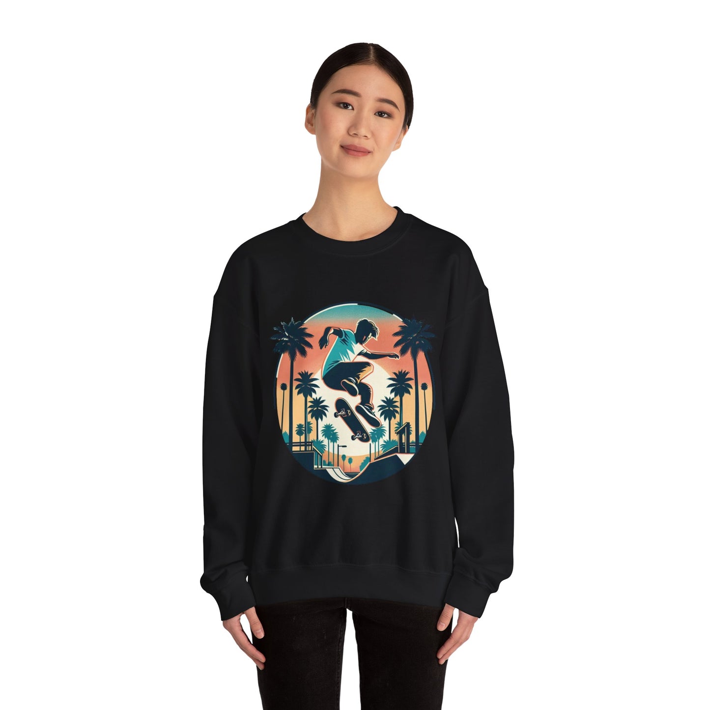 Sudadera unisex con cuello redondo Heavy Blend™ Skate
