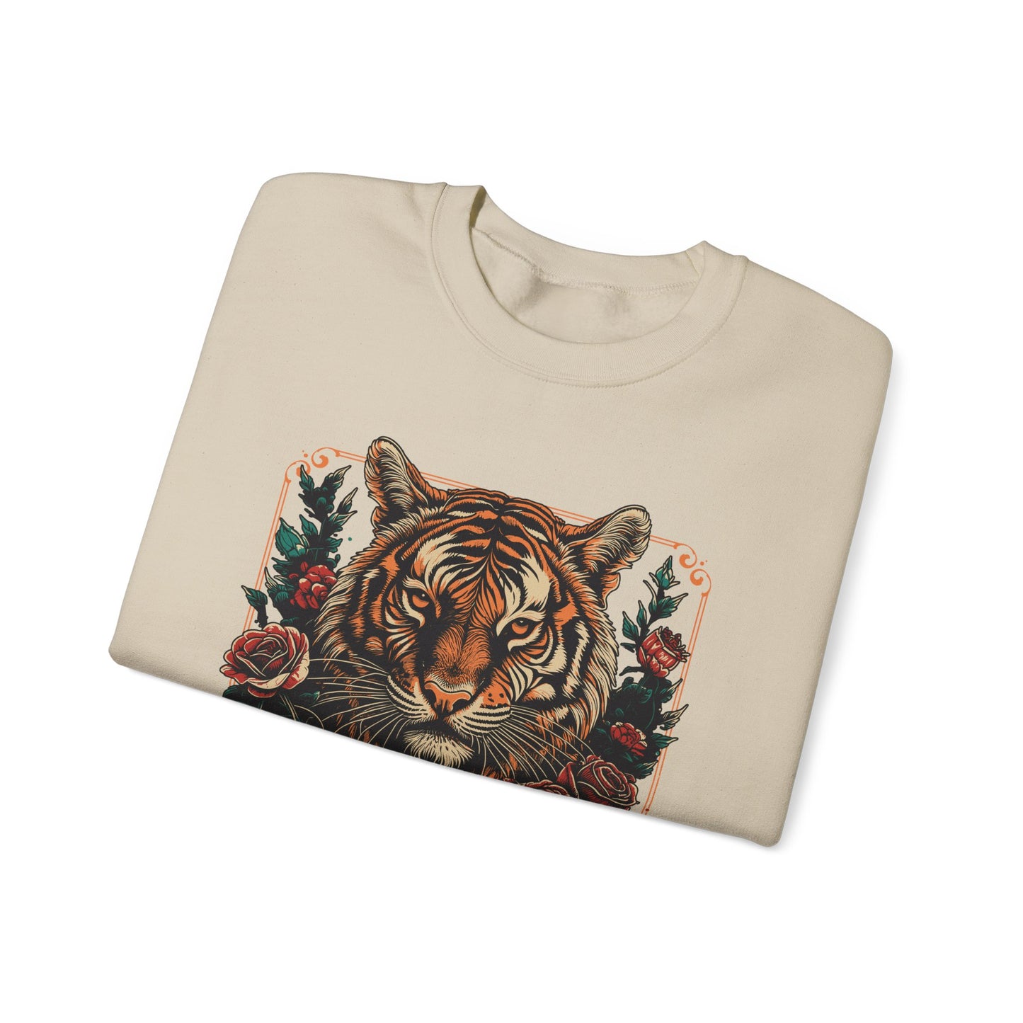 Sudadera unisex con cuello redondo Heavy Blend™ Tigre Vicious