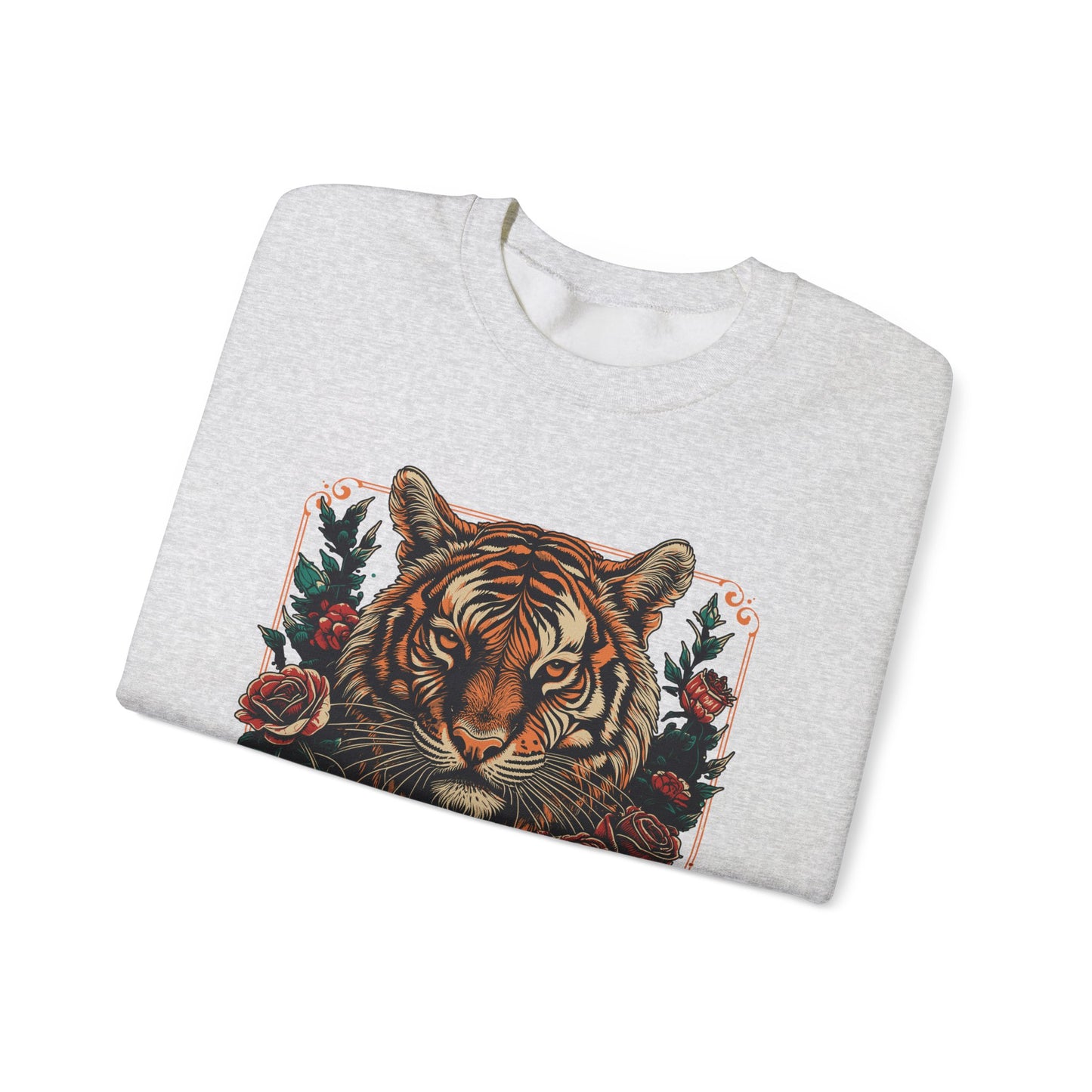 Sudadera unisex con cuello redondo Heavy Blend™ Tigre Vicious