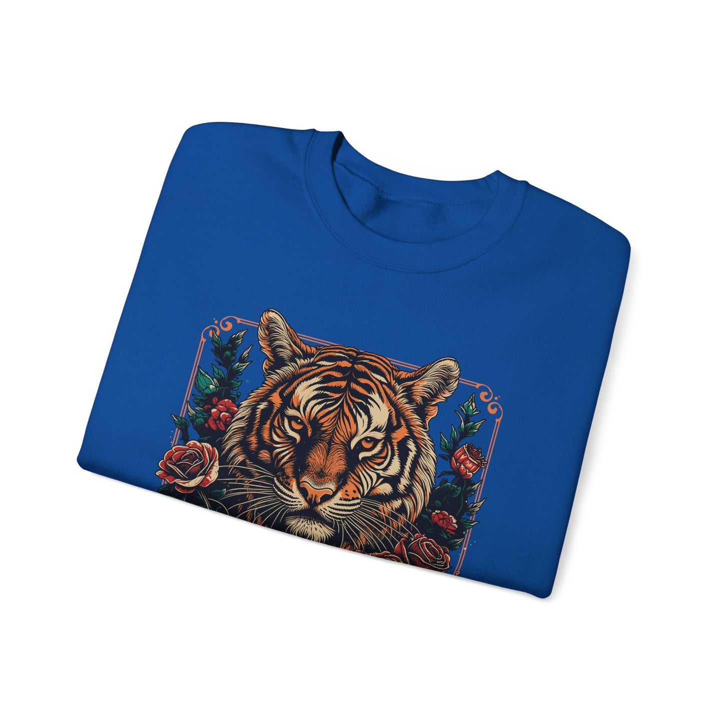 Sudadera unisex con cuello redondo Heavy Blend™ Tigre Vicious