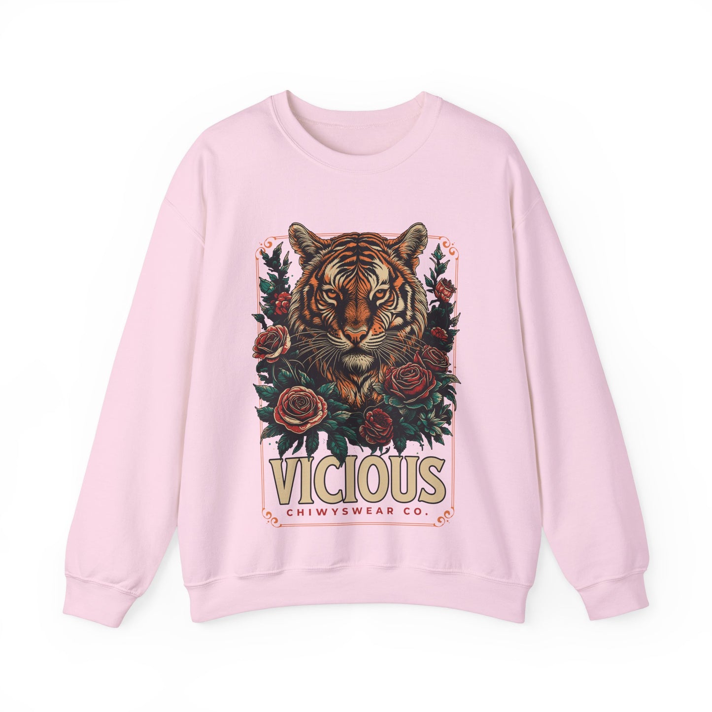 Sudadera unisex con cuello redondo Heavy Blend™ Tigre Vicious
