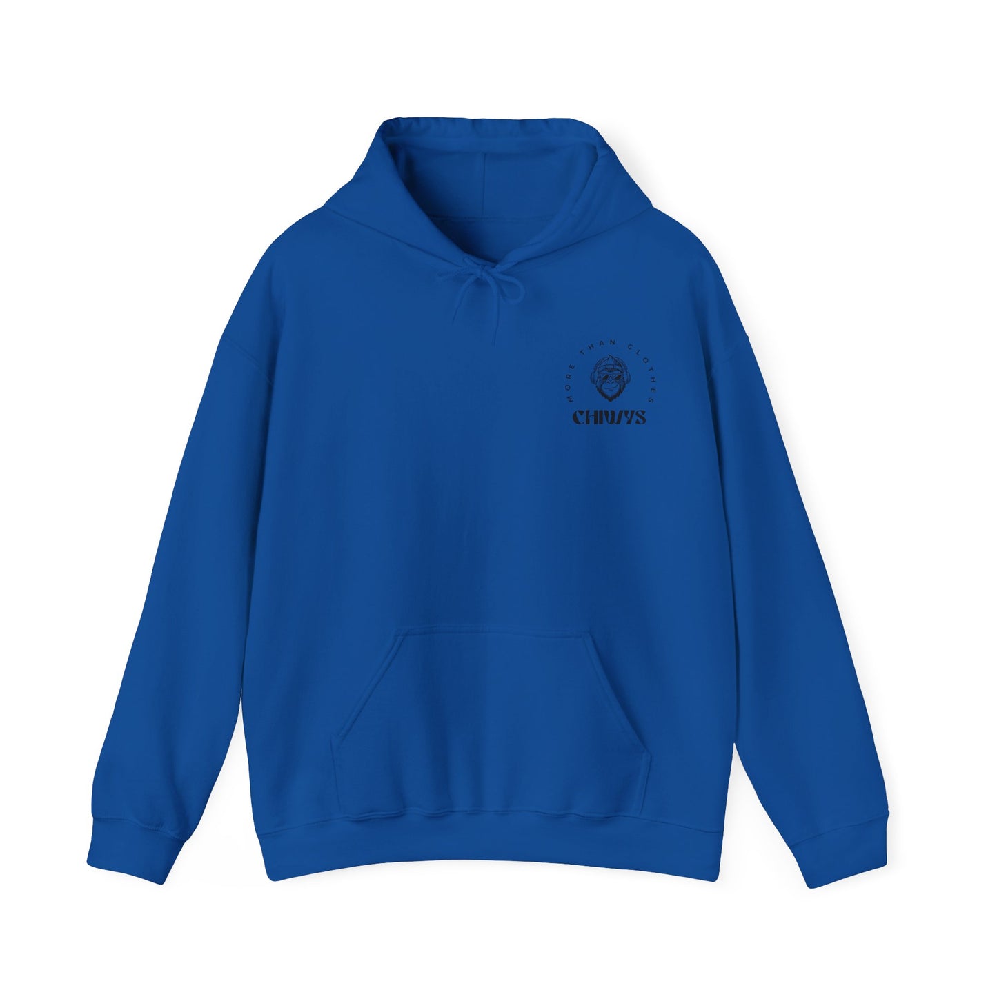 Sudadera con capucha Clever Canine Companion - Sudadera unisex Heavy Blend™ con diseño de perro, color Azul rey.