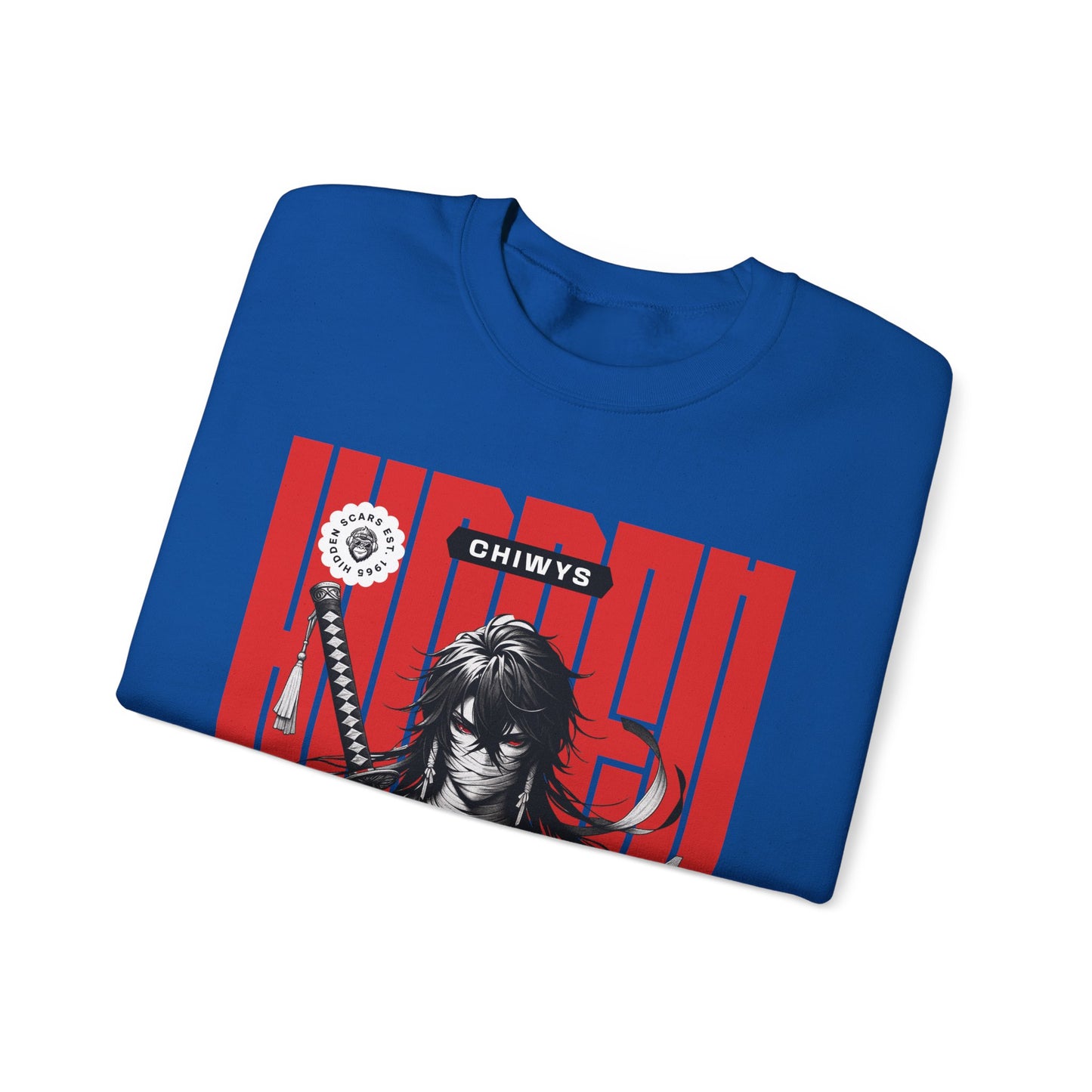Sudadera unisex con cuello redondo Heavy Blend™ Samurai