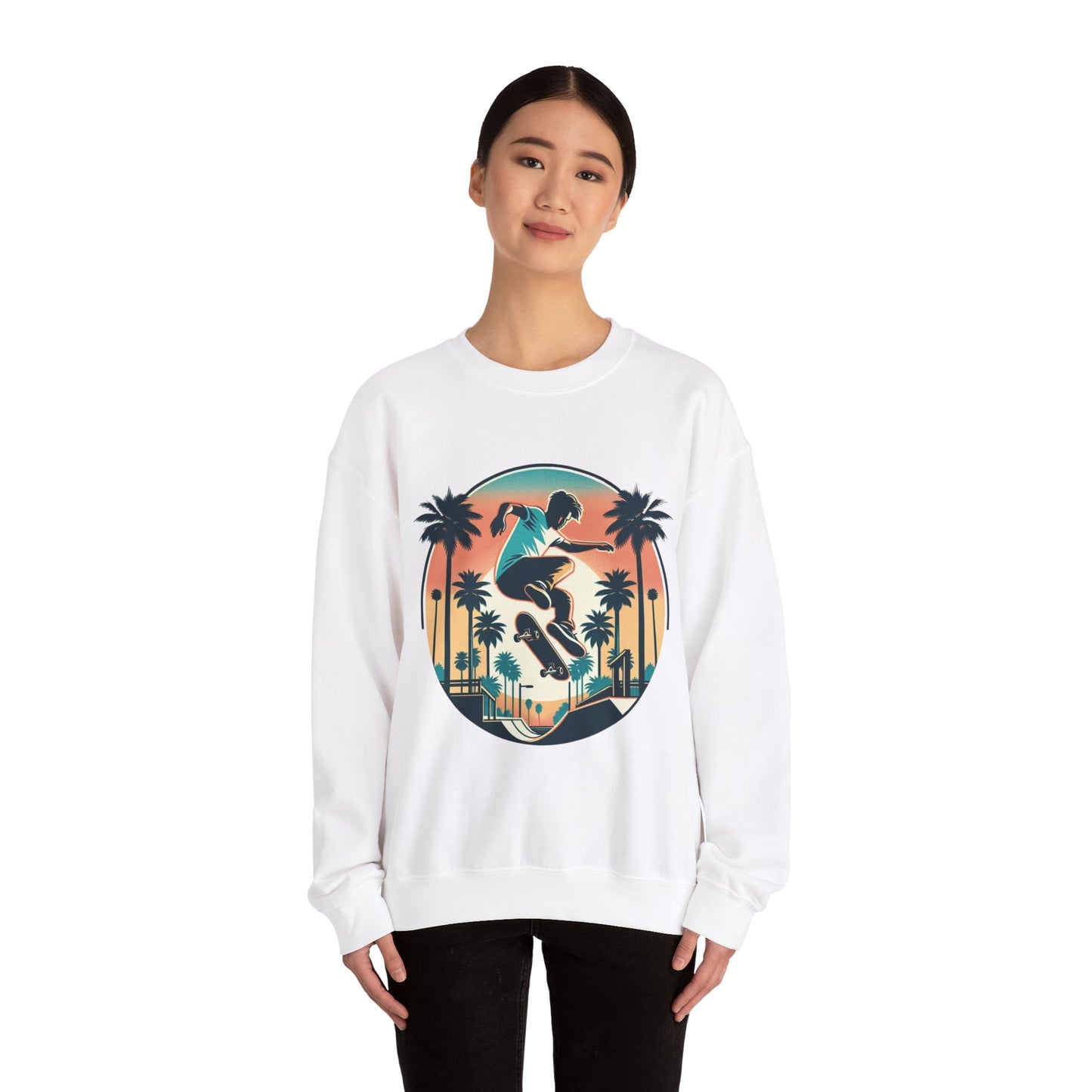 Sudadera unisex con cuello redondo Heavy Blend™ Skate