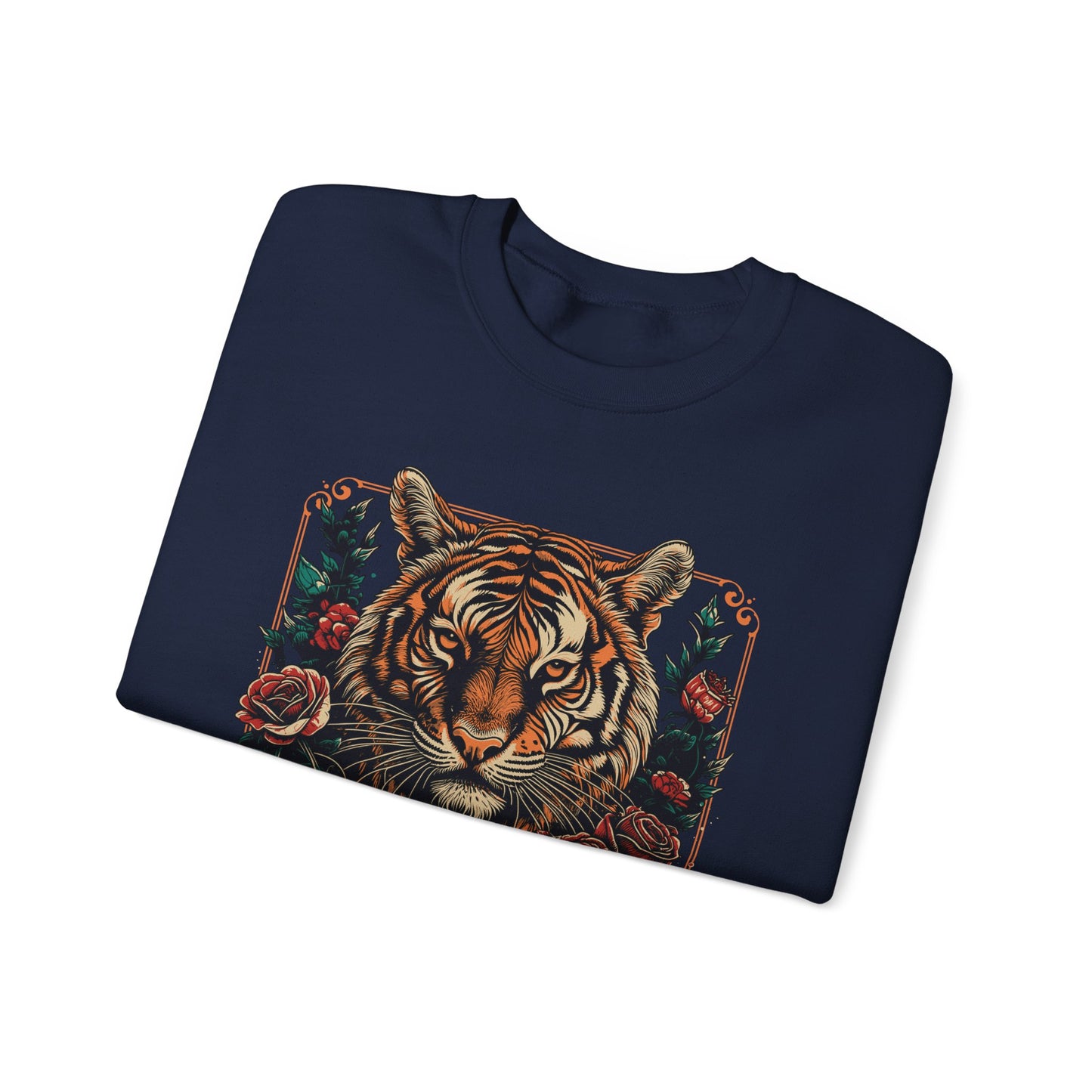 Sudadera unisex con cuello redondo Heavy Blend™ Tigre Vicious