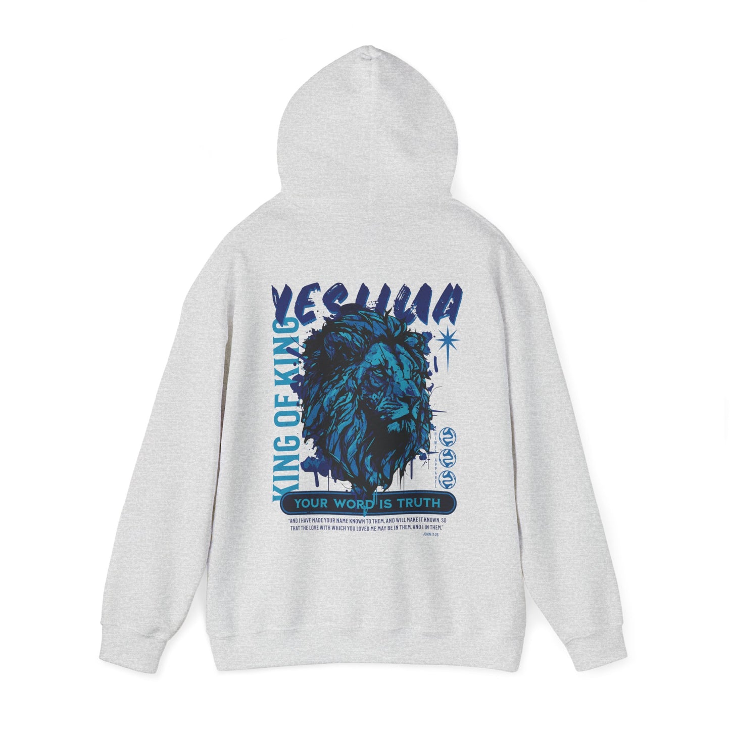 Sudadera con capucha unisex Heavy Blend™ - Yeshua Lion Design, Faith & Comfort