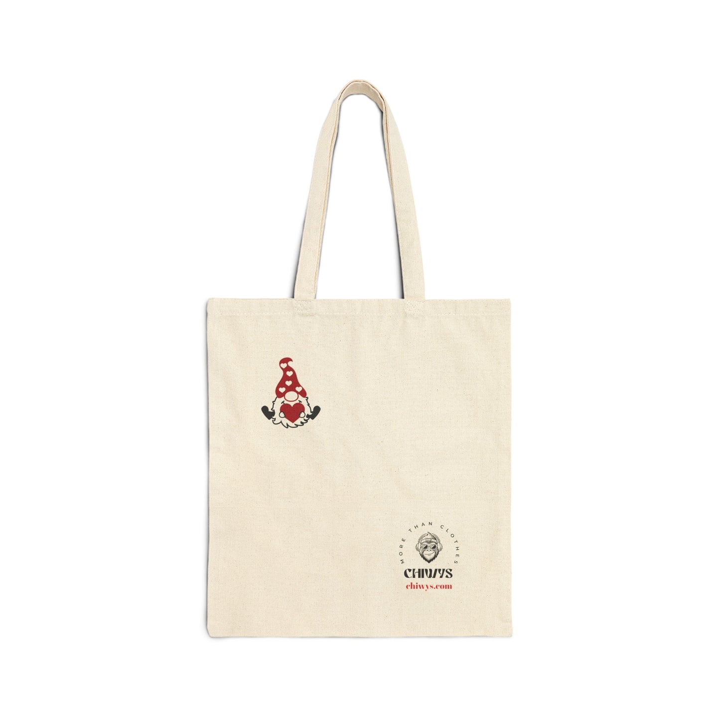 Love More, Worry Less Bolso tote de lona de algodón - Comprador navideño ecológico