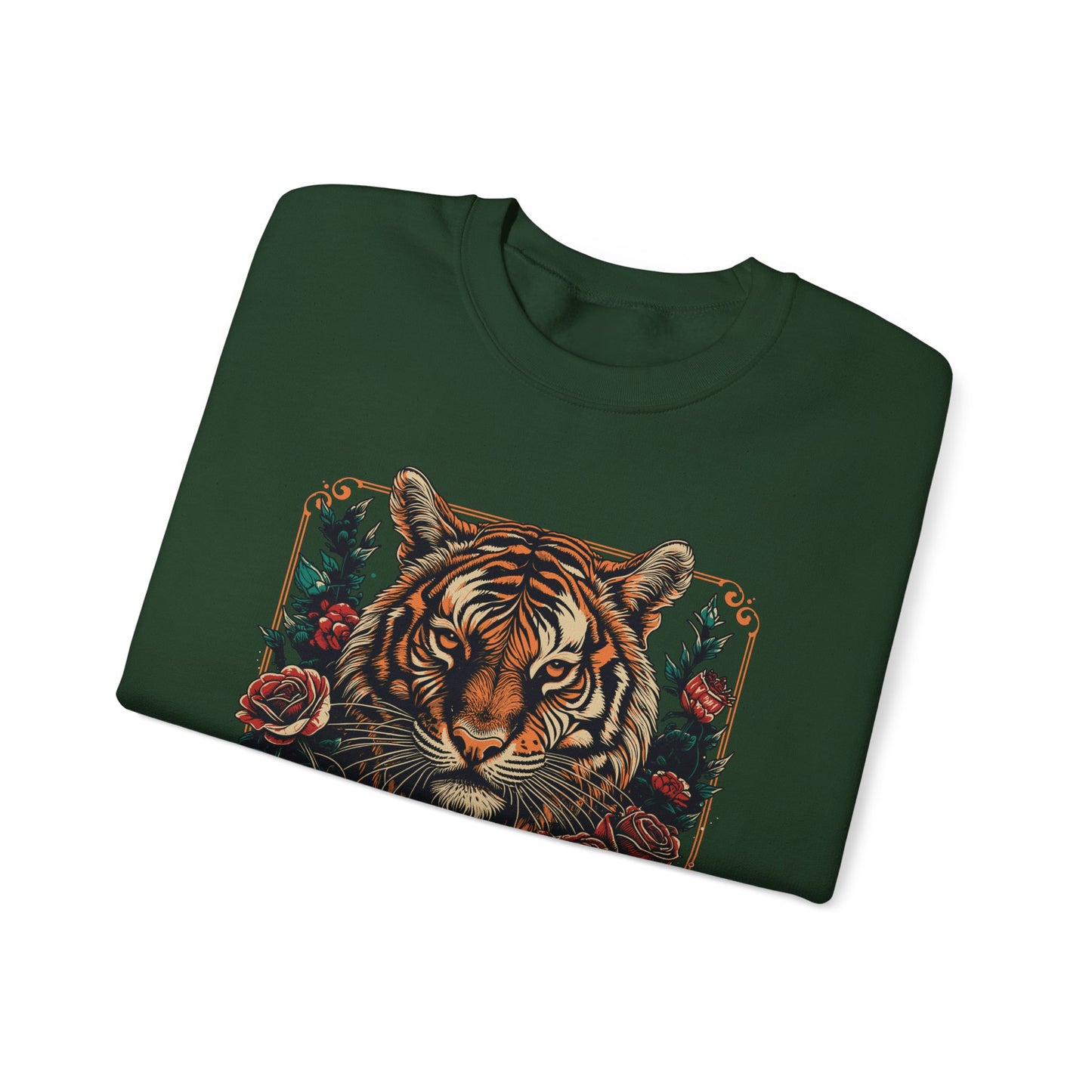 Sudadera unisex con cuello redondo Heavy Blend™ Tigre Vicious