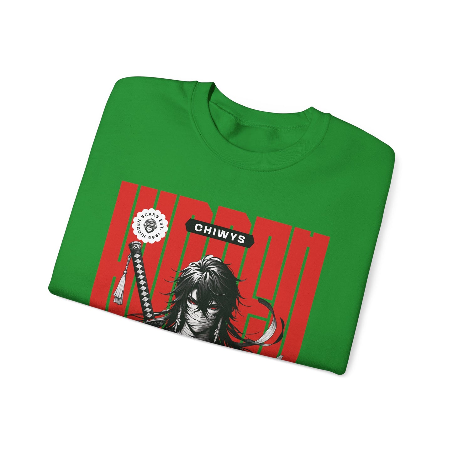 Sudadera unisex con cuello redondo Heavy Blend™ Samurai