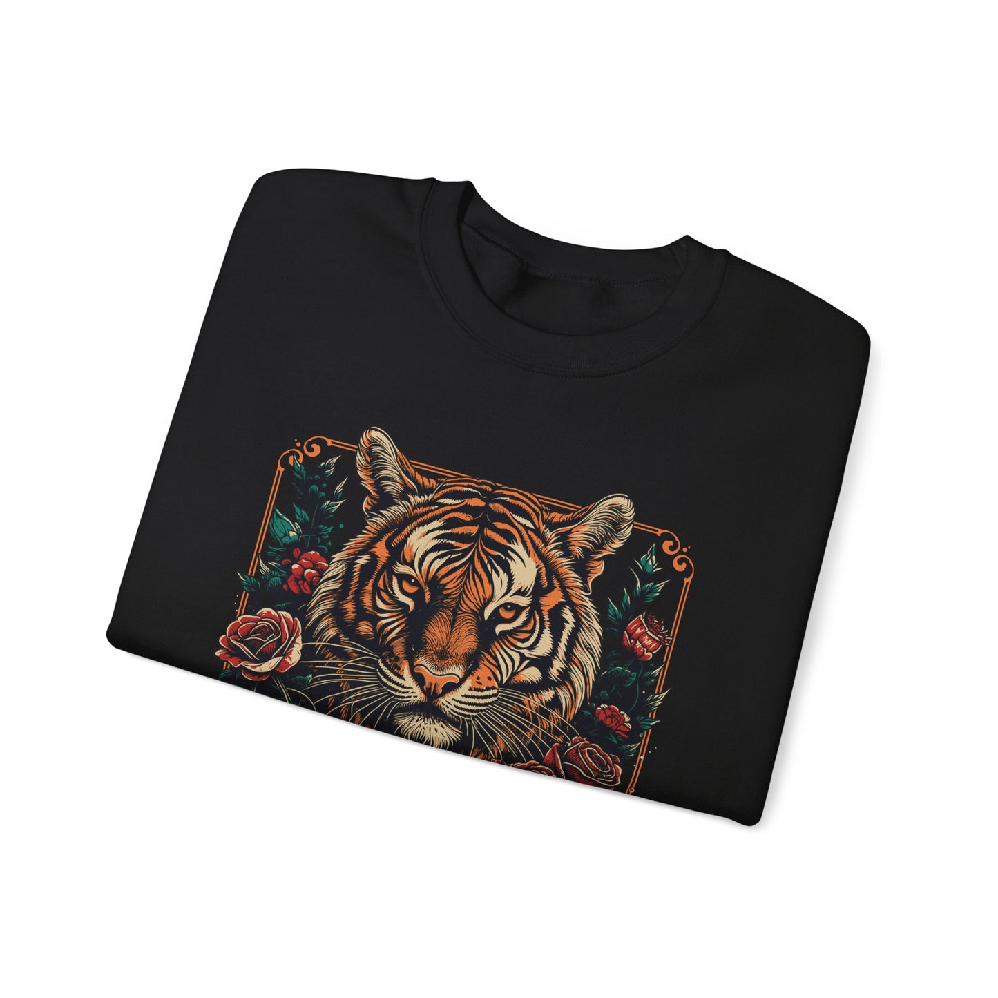Sudadera unisex con cuello redondo Heavy Blend™ Tigre Vicious