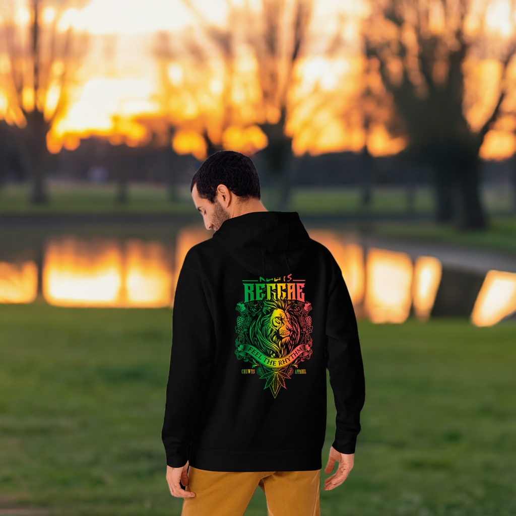 Sudadera con capucha unisex Reggae Feel the Rhythm
