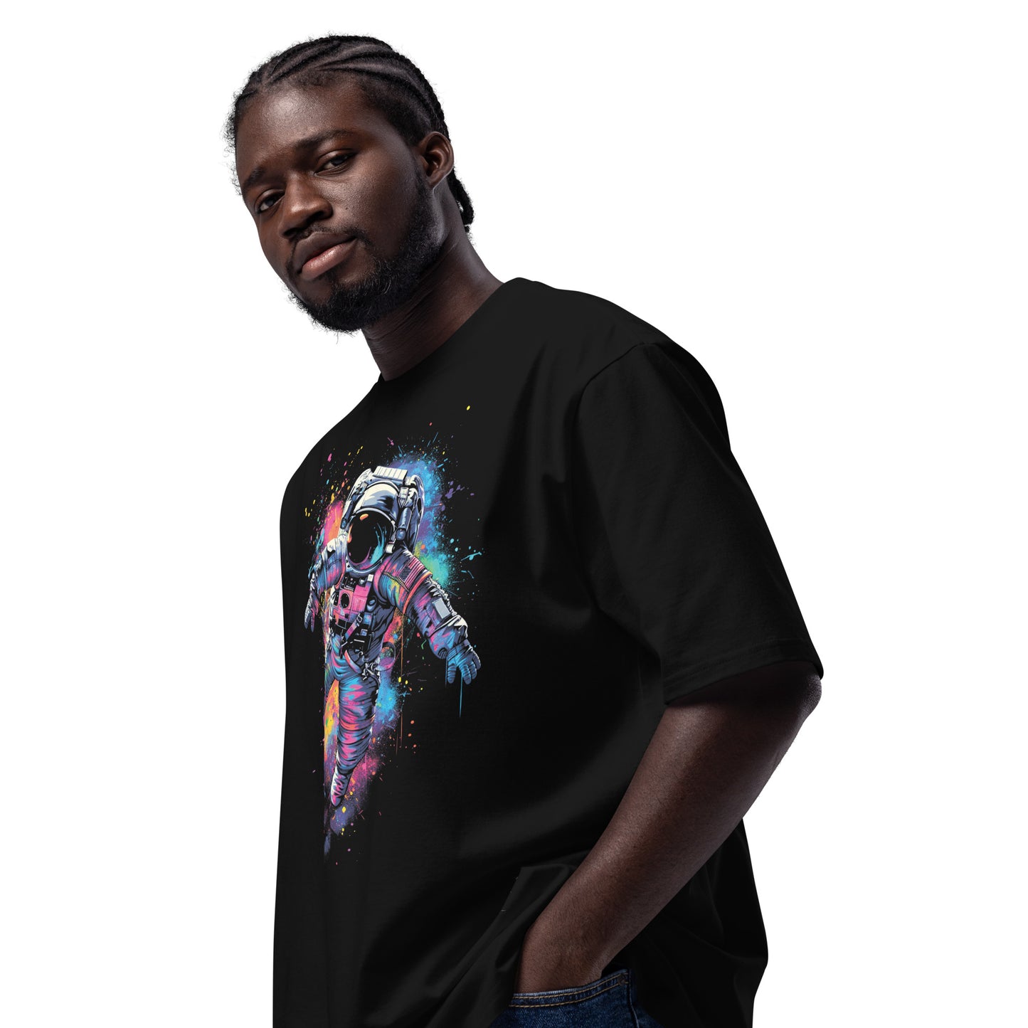 Camiseta oversize gruesa Anime. Dale el toque maestro a cada look urbano con una camiseta oversize como esta: una pieza imprescindible para tus outfits streetwear. Confeccionada con un tejido grueso, ofrece una comodidad y durabilidad inigualables. El alg