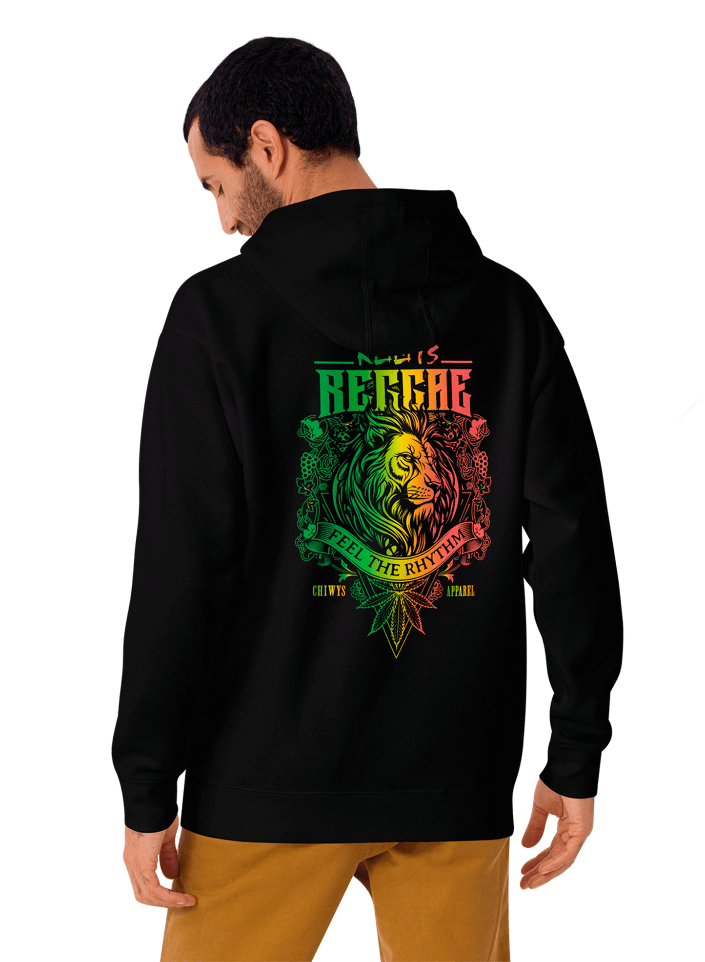 Sudadera con capucha unisex Reggae Feel the Rhythm