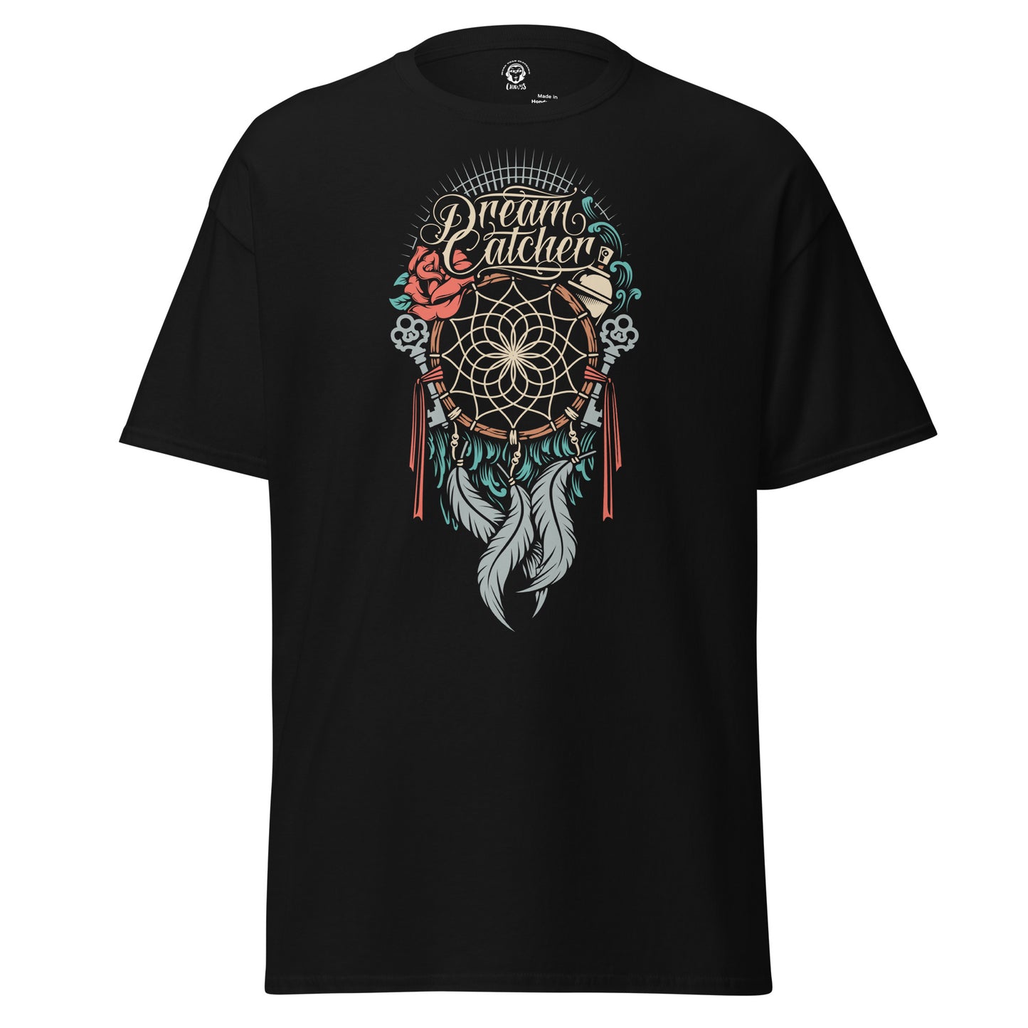 Camiseta clásica unisex Dream Cacher. Estilo urbano, fresco y con gran tacto. muy apropiada para llevar con unos vaqueros o pantalon corto. unisex.