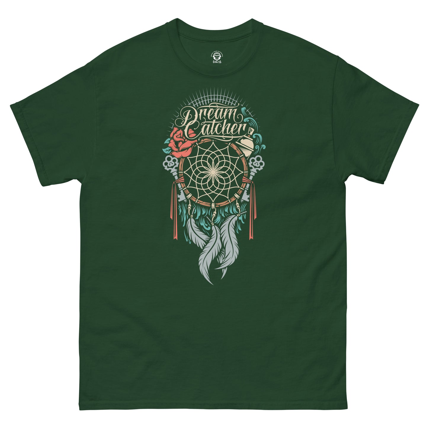 Camiseta clásica unisex Dream Cacher. Estilo urbano, fresco y con gran tacto. muy apropiada para llevar con unos vaqueros o pantalon corto. unisex.