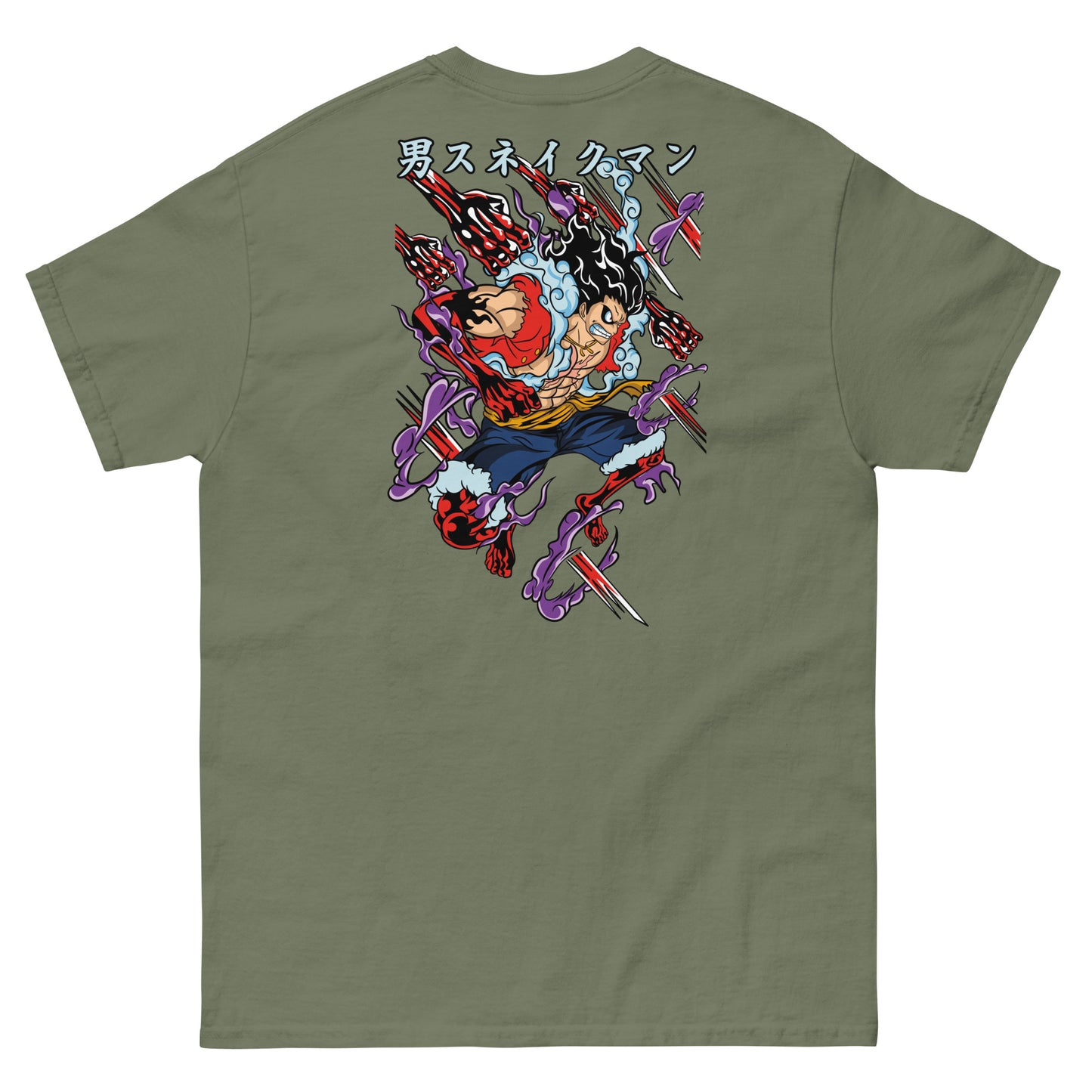 Camiseta clásica unisex Anime. La camiseta clásica unisex 100% algodón te ayuda a conseguir una imagen más estructurada. Queda muy bien, mantiene las líneas rectas en los bordes y queda genial con outfits por capas. Además, ¡ahora está muy de moda! • 100%