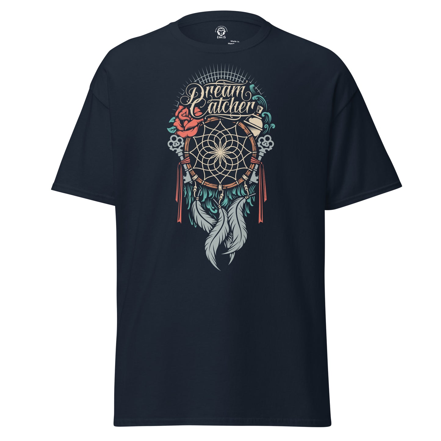 Camiseta clásica unisex Dream Cacher. Estilo urbano, fresco y con gran tacto. muy apropiada para llevar con unos vaqueros o pantalon corto. unisex.