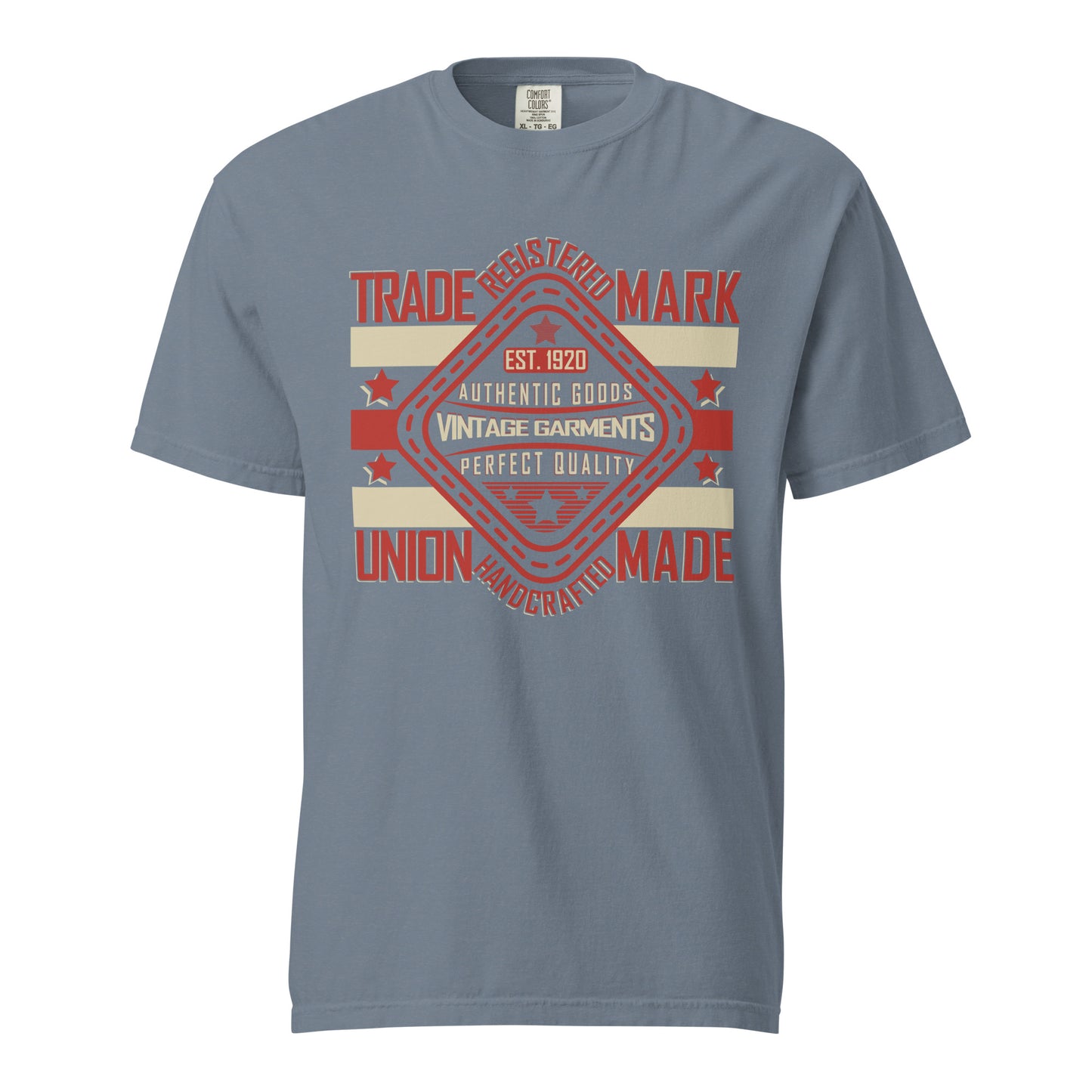 Camiseta gruesa teñida unisex Vintage. Si estás buscando una camiseta gruesa y estructurada que además sea supersuave y transpirable, ¡no busques más! La camiseta, teñida en tejido de alto gramaje, cumple todos los requisitos y está hecha 100% de algodón