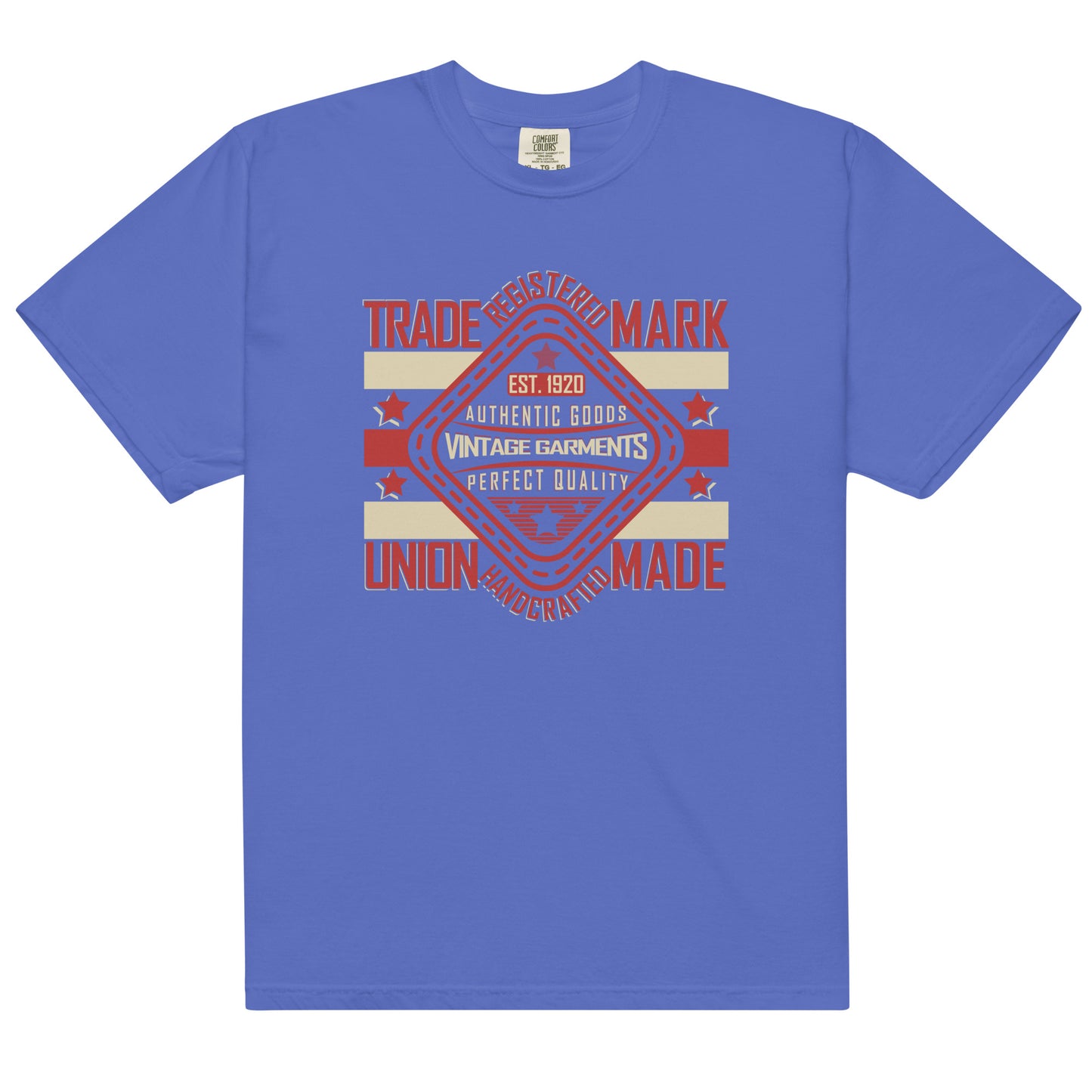 Camiseta gruesa teñida unisex Vintage. Si estás buscando una camiseta gruesa y estructurada que además sea supersuave y transpirable, ¡no busques más! La camiseta, teñida en tejido de alto gramaje, cumple todos los requisitos y está hecha 100% de algodón