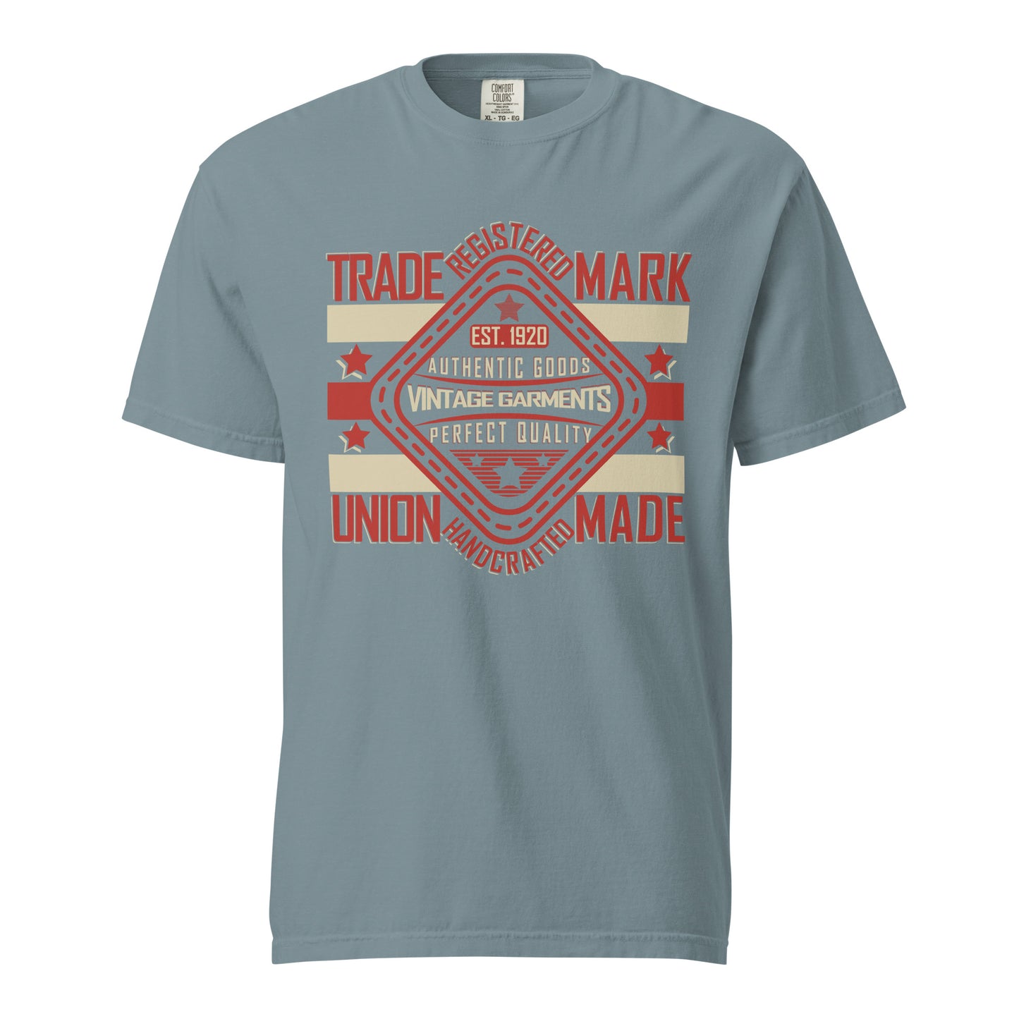 Camiseta gruesa teñida unisex Vintage. Si estás buscando una camiseta gruesa y estructurada que además sea supersuave y transpirable, ¡no busques más! La camiseta, teñida en tejido de alto gramaje, cumple todos los requisitos y está hecha 100% de algodón