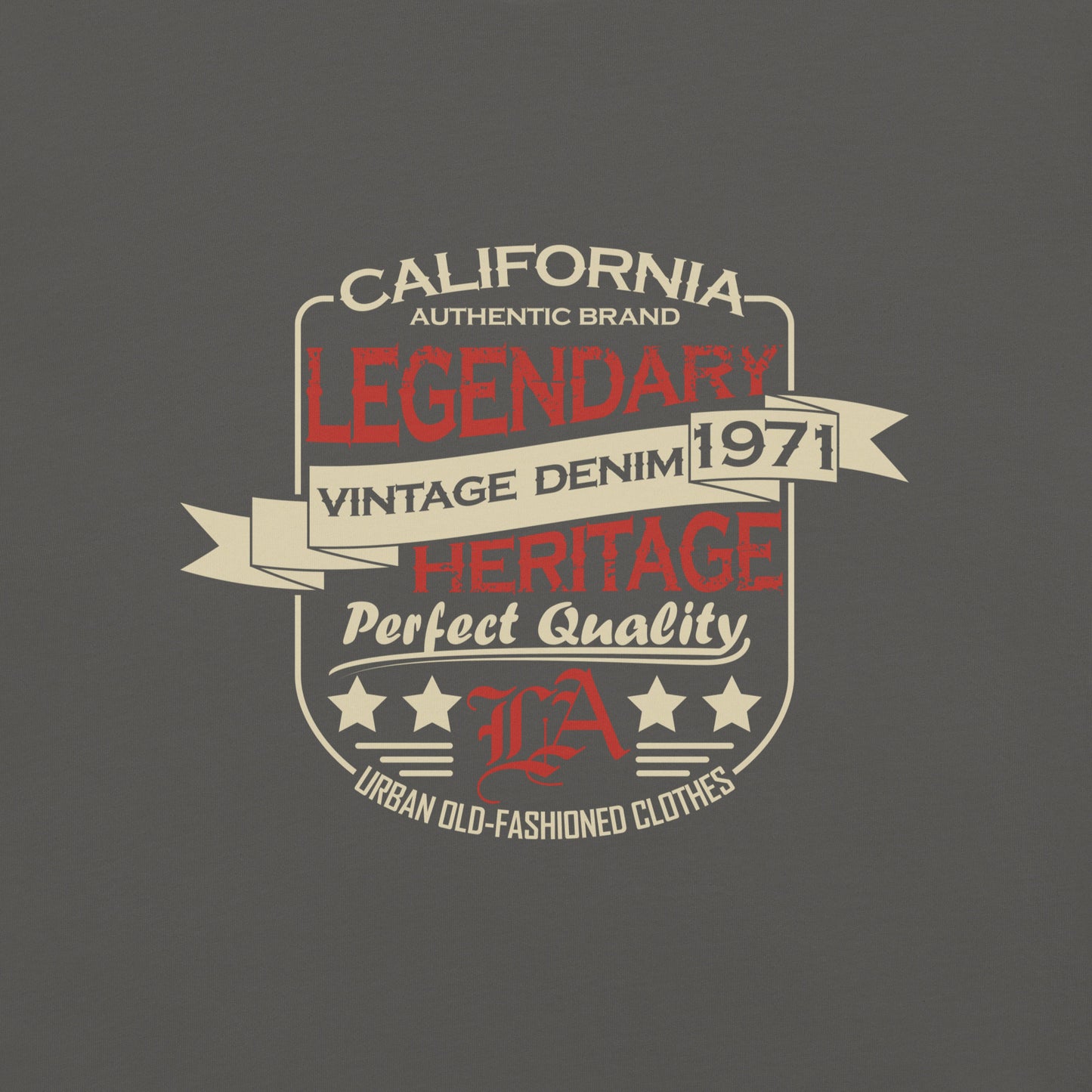 Camiseta gruesa teñida unisex Vitange Universite. Si estás buscando una camiseta gruesa y estructurada que además sea supersuave y transpirable, ¡no busques más! La camiseta, teñida en tejido de alto gramaje, cumple todos los requisitos y está hecha 100%