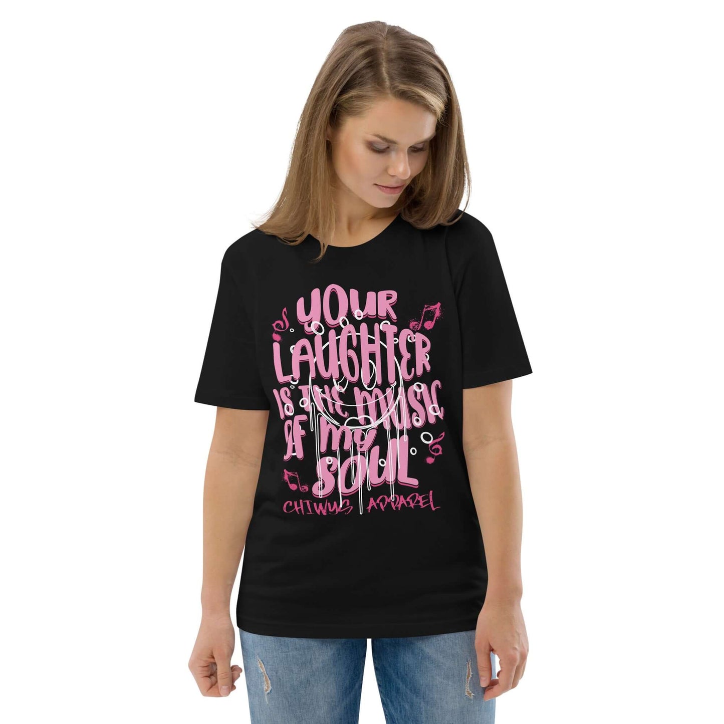 camiseta Tu risa es musica para mi alma