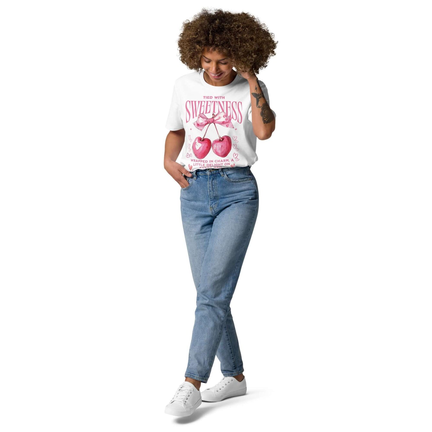 Camiseta de algodón orgánico unisex Atados Dulcemente