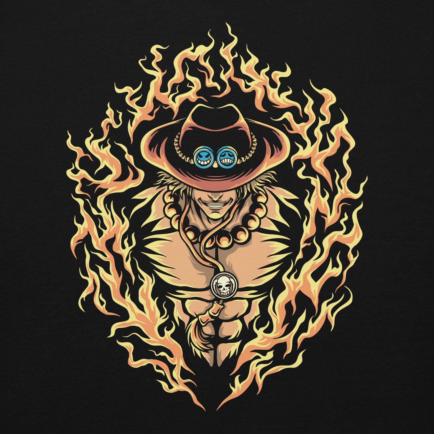 Sudadera con capucha unisex Sudadera Anime Pirata. Quién te iba a decir que una sudadera con un diseño tan increíble pudiera ser tan suave. No te arrepentirás de comprar esta pieza de streetwear única con un conveniente bolsillo frontal y una capucha cale