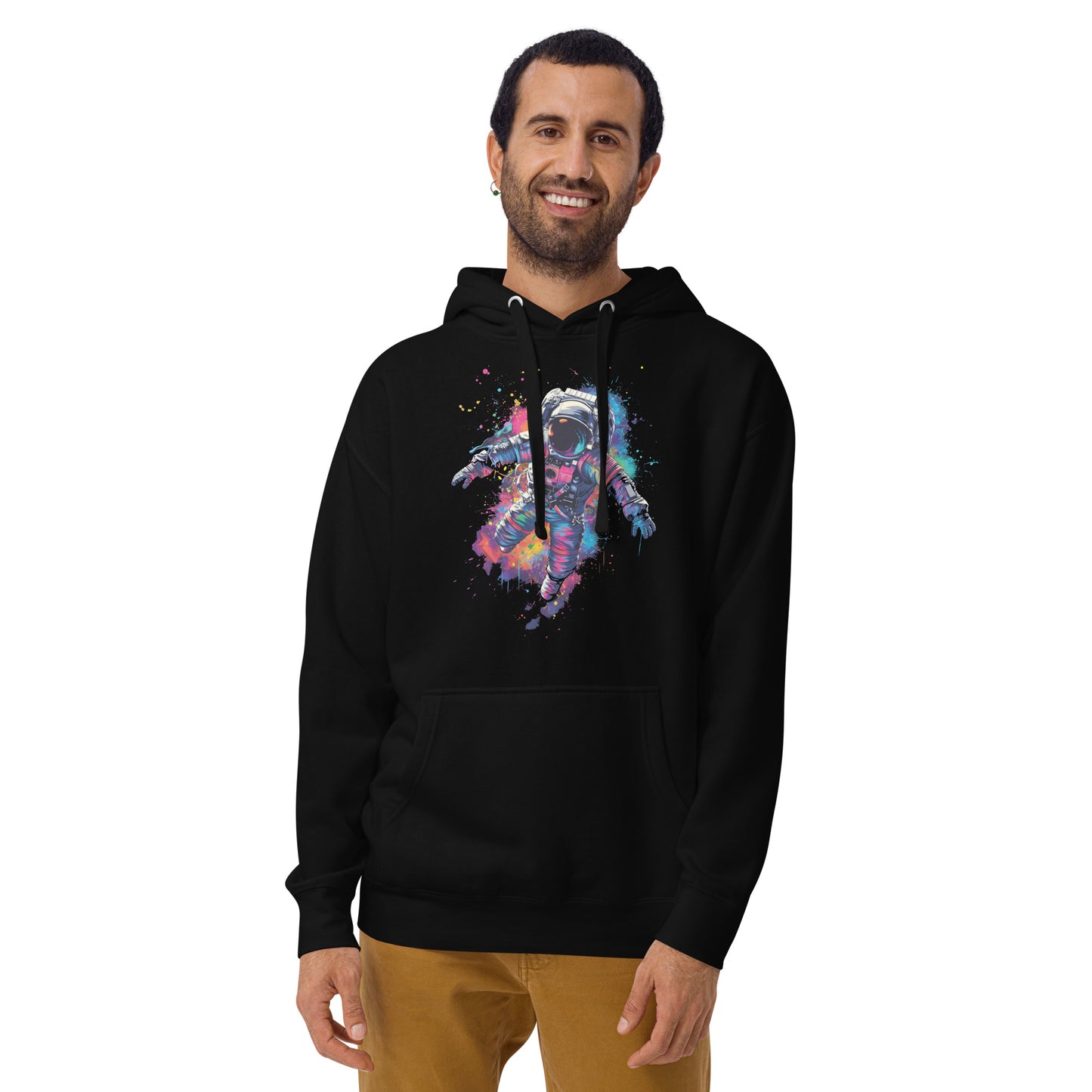Sudadera con capucha unisex Sudadera Human Adventurer. Quién te iba a decir que una sudadera con un diseño tan increíble pudiera ser tan suave. No te arrepentirás de comprar esta pieza de streetwear única con un práctico bolsillo frontal y una capucha cal