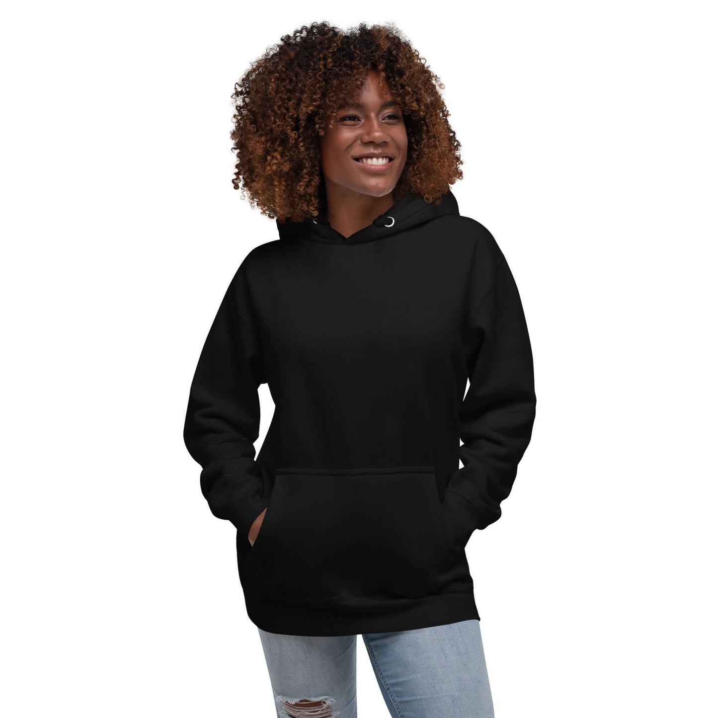 Sudadera con capucha unisex No creo en La Suerte