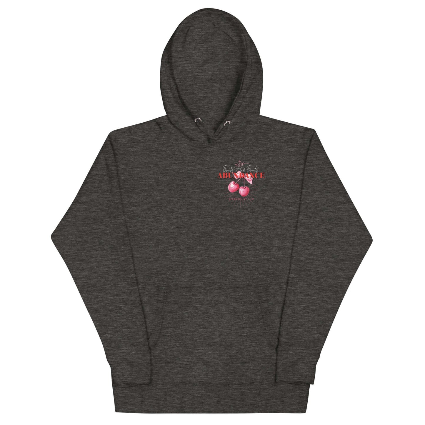Product mockup Sudadera con capucha unisex Frutos de Abundancia