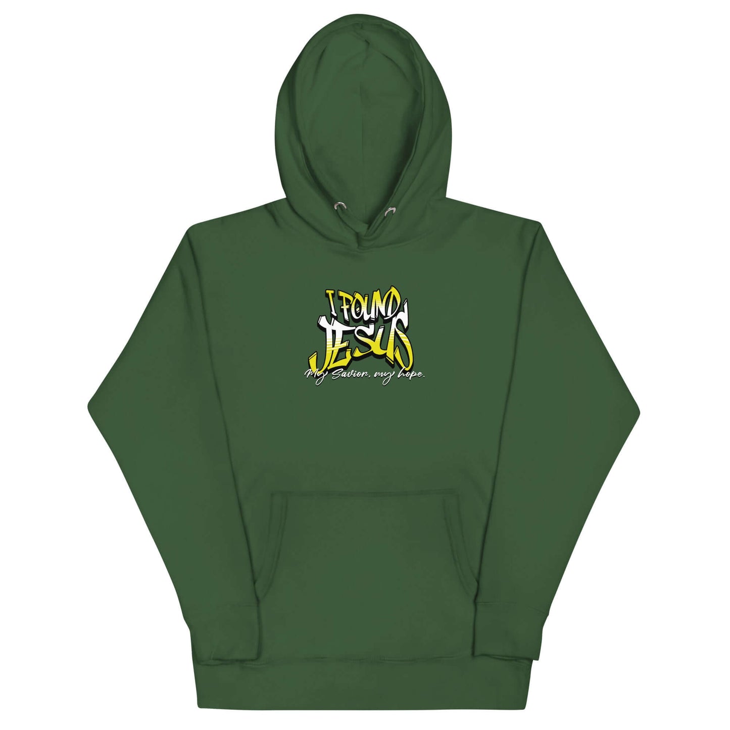Sudadera con capucha unisex I Found Jesus