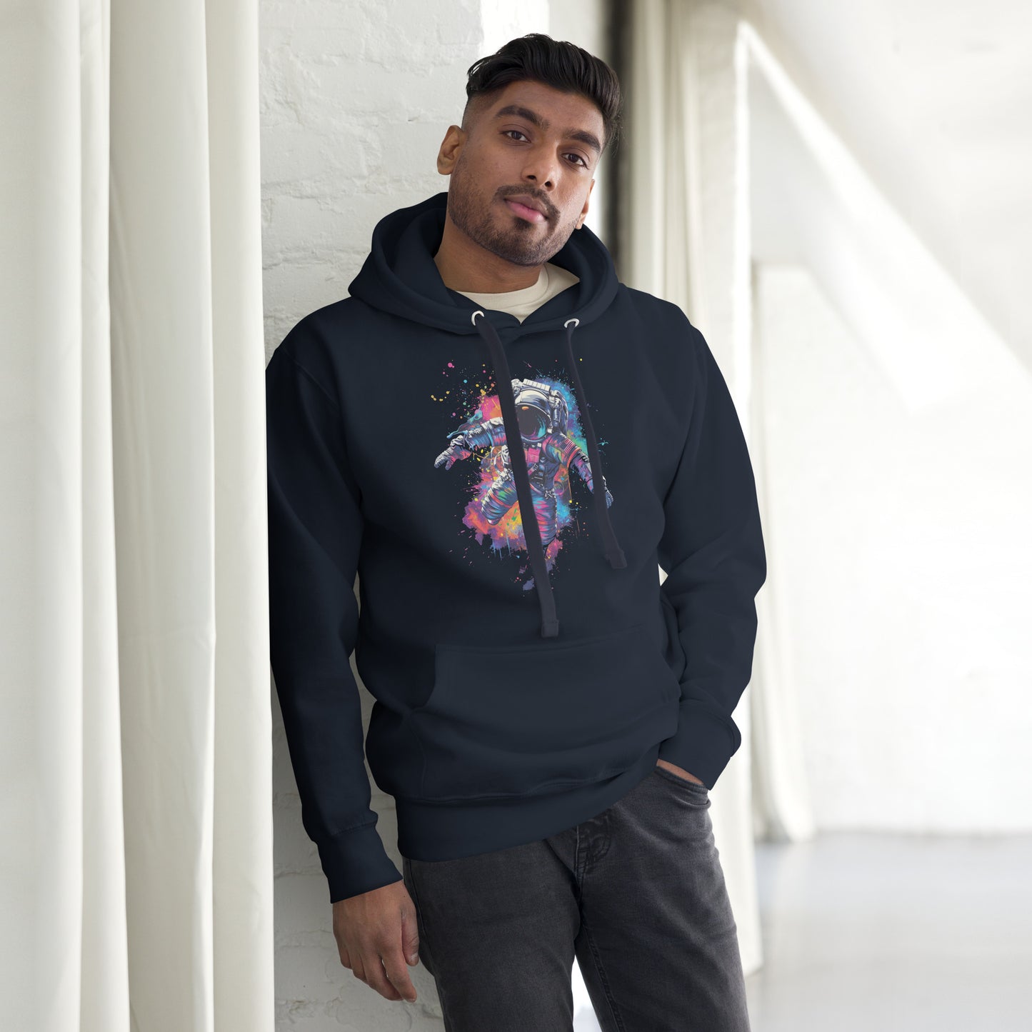 Sudadera con capucha unisex Sudadera Human Adventurer. Quién te iba a decir que una sudadera con un diseño tan increíble pudiera ser tan suave. No te arrepentirás de comprar esta pieza de streetwear única con un práctico bolsillo frontal y una capucha cal