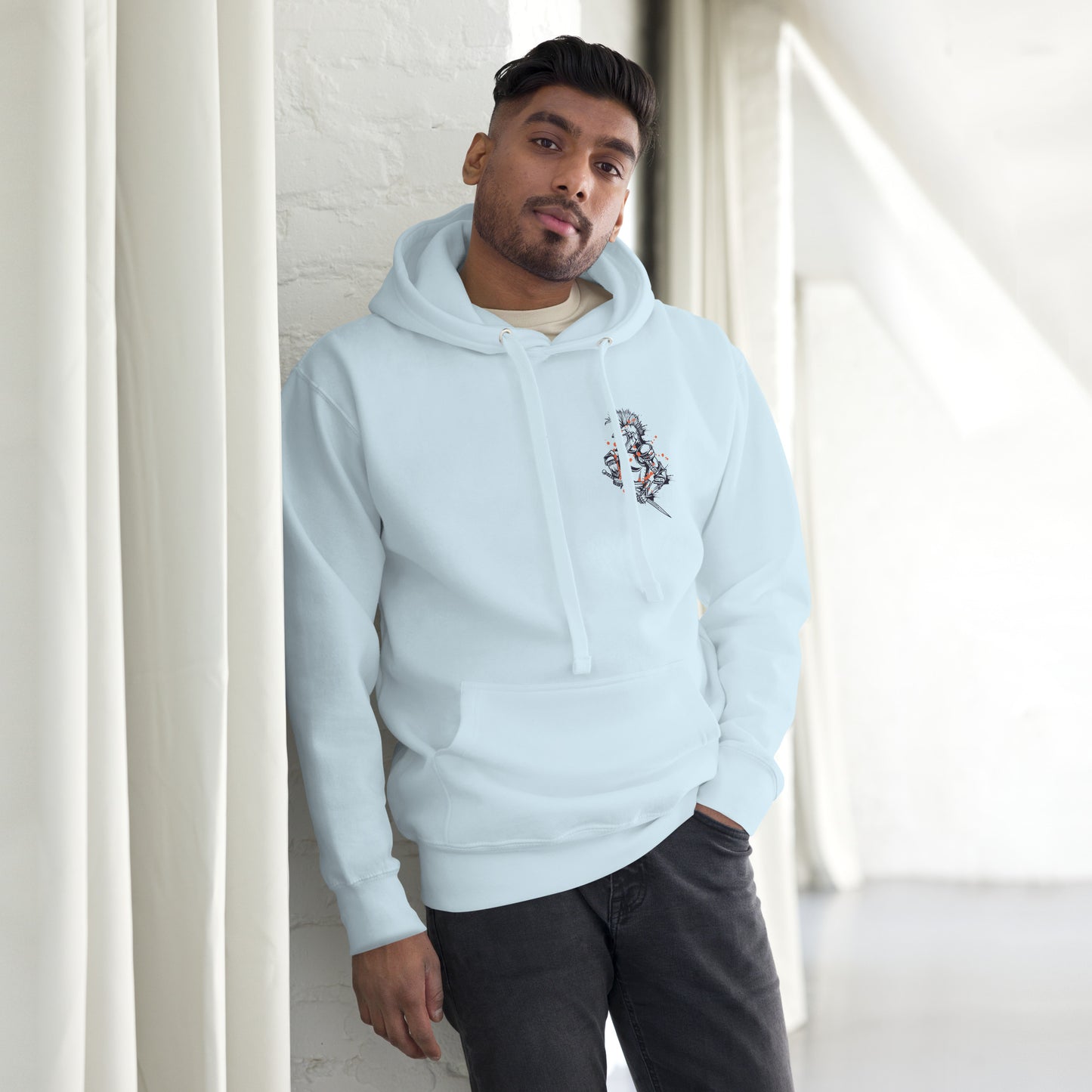 Sudadera con capucha unisex Sudadera Human Adventurer. Quién te iba a decir que una sudadera con un diseño tan increíble pudiera ser tan suave. No te arrepentirás de comprar esta pieza de streetwear única con un conveniente bolsillo frontal y una capucha