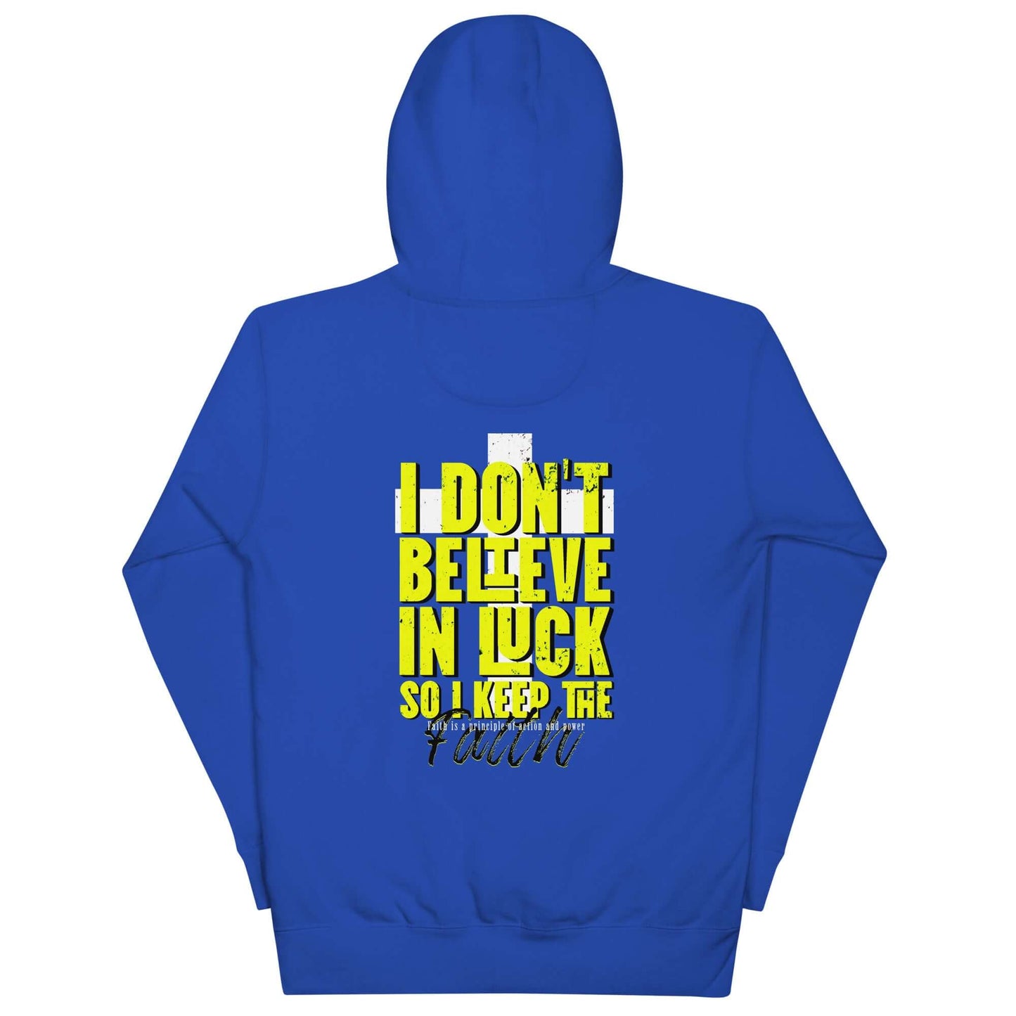 Sudadera con capucha unisex Andamos Por fe