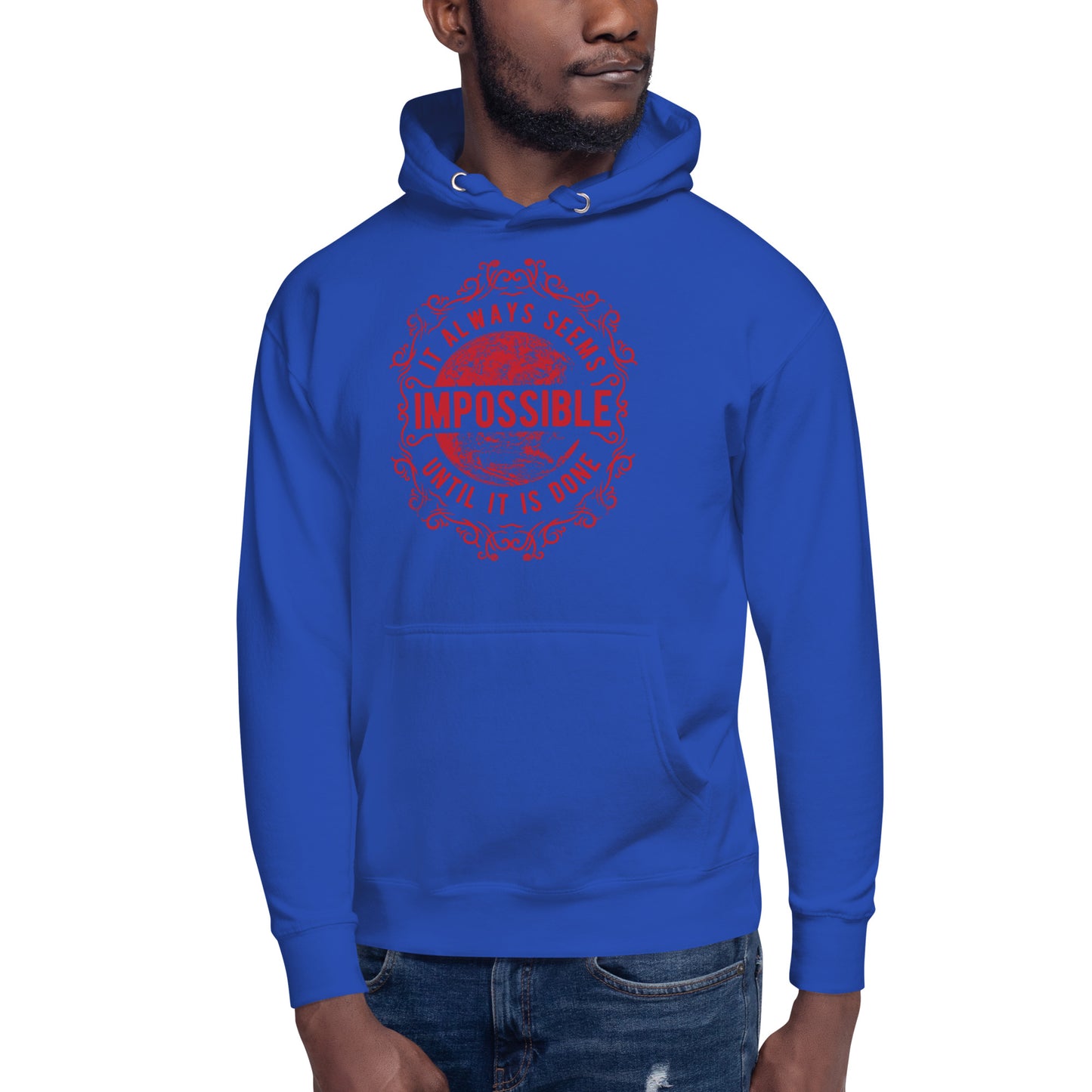 Sudadera con capucha unisex Sudadera Human Adventurer. Quién te iba a decir que una sudadera con un diseño tan increíble pudiera ser tan suave. No te arrepentirás de comprar esta pieza de streetwear única con un conveniente bolsillo frontal y una capucha