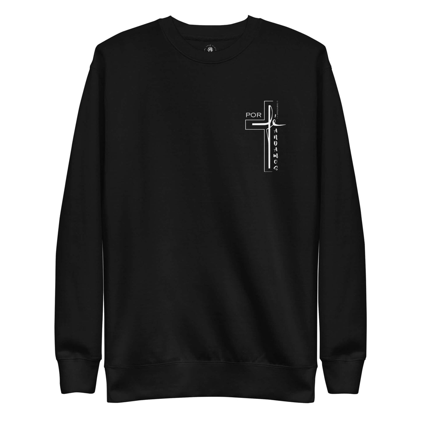 Sudadera gruesa unisex Andamos Por Fe