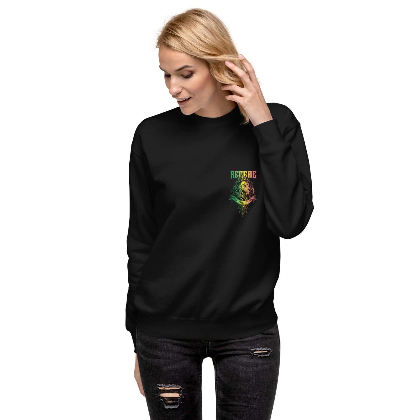 Chica - Sudadera color negro Feel the Rhythm
