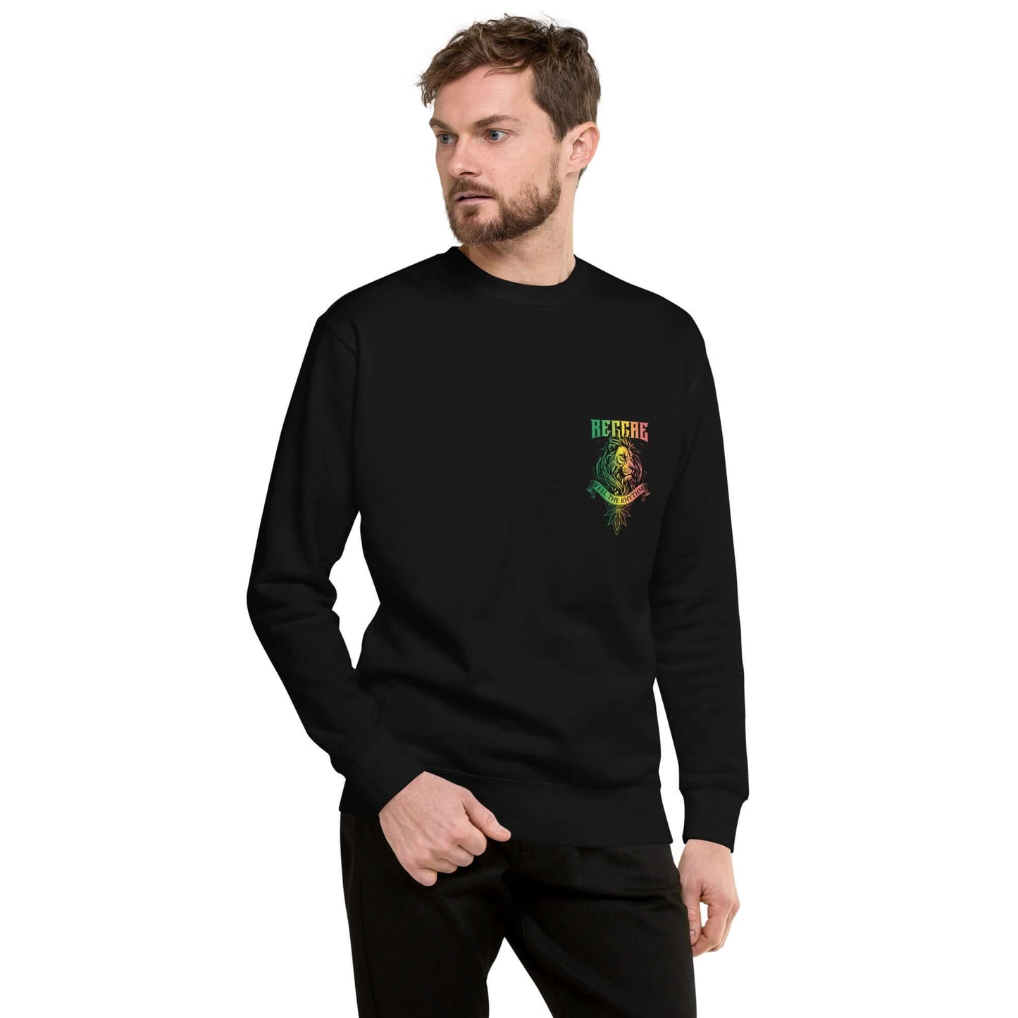 Chco - Sudadera color negro Feel the Rhythm