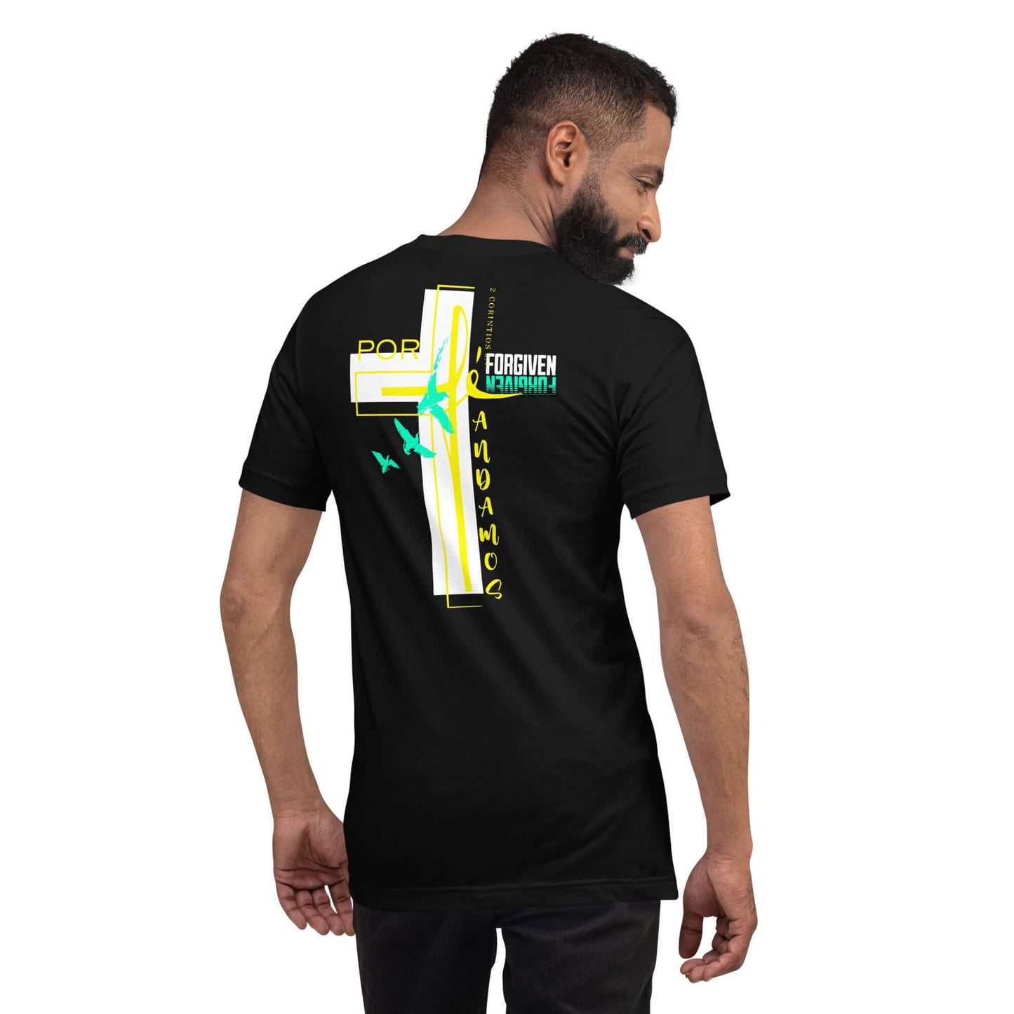 Camiseta de manga corta unisex Por Fe Andamos