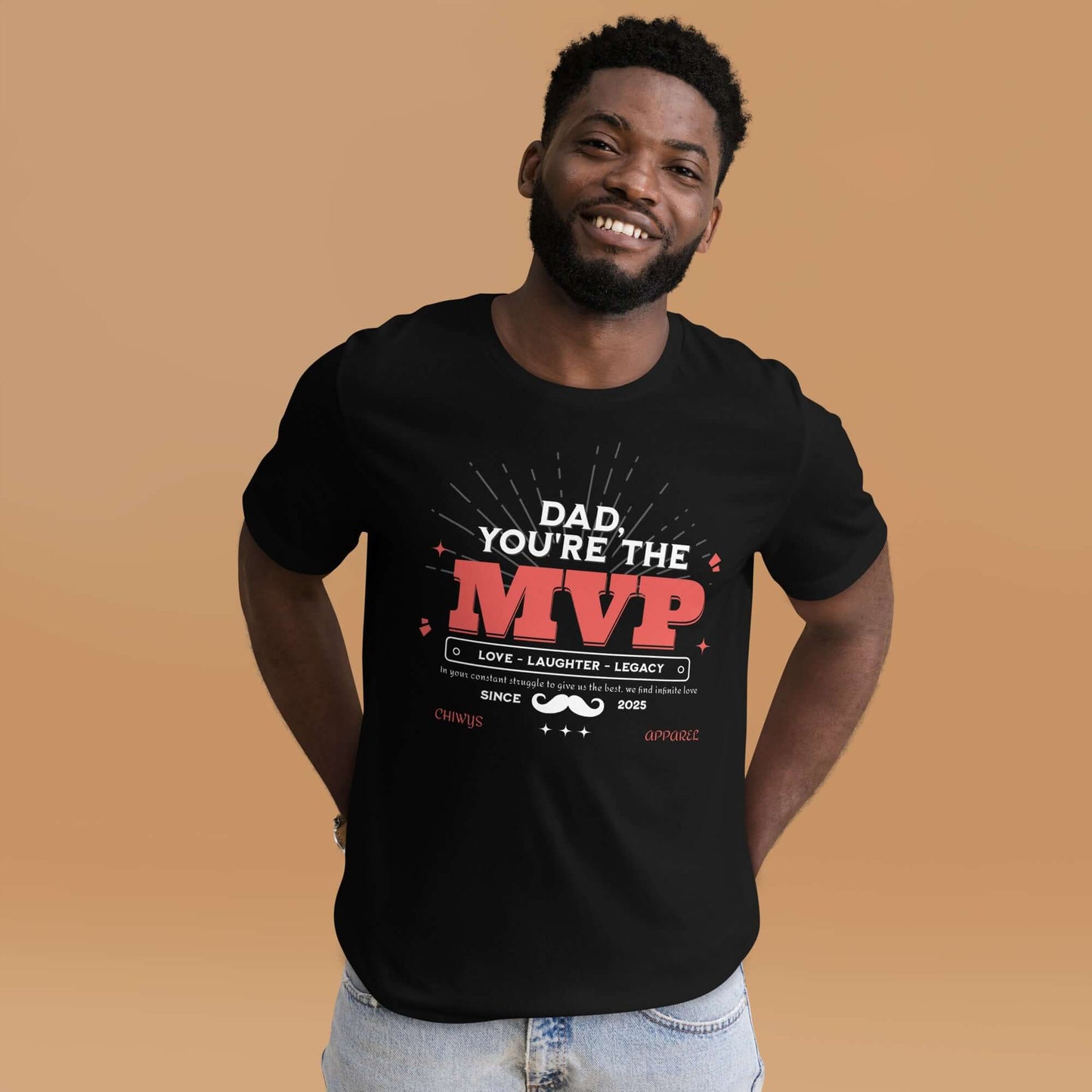 Product mockup Camiseta Dad You're The MVP