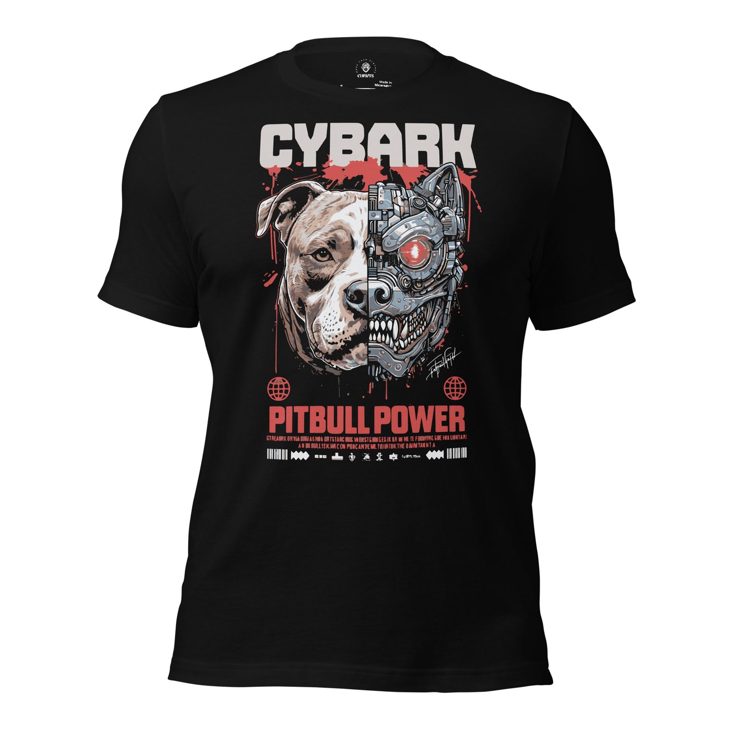 Camiseta Pitbull Cyborg Anime. Esta camiseta es todo lo que has soñado y más. Es suave y ligera, con la cantidad justa de elasticidad. Además, es cómoda y realza la figura de todo el que la lleva puesta. • 100% algodón peinado e hilado en anillo (los tono