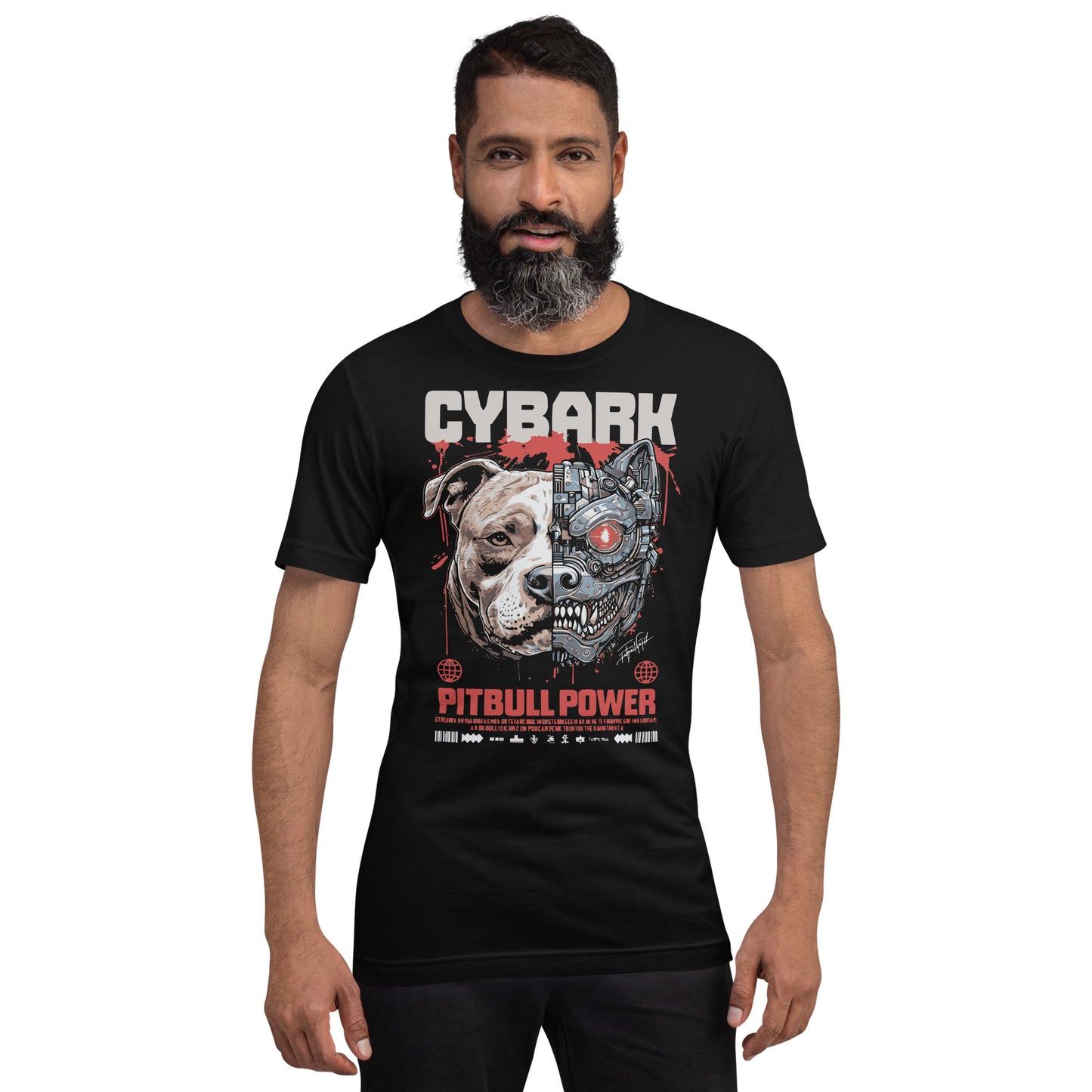 Camiseta Pitbull Cyborg Anime. Esta camiseta es todo lo que has soñado y más. Es suave y ligera, con la cantidad justa de elasticidad. Además, es cómoda y realza la figura de todo el que la lleva puesta. • 100% algodón peinado e hilado en anillo (los tono
