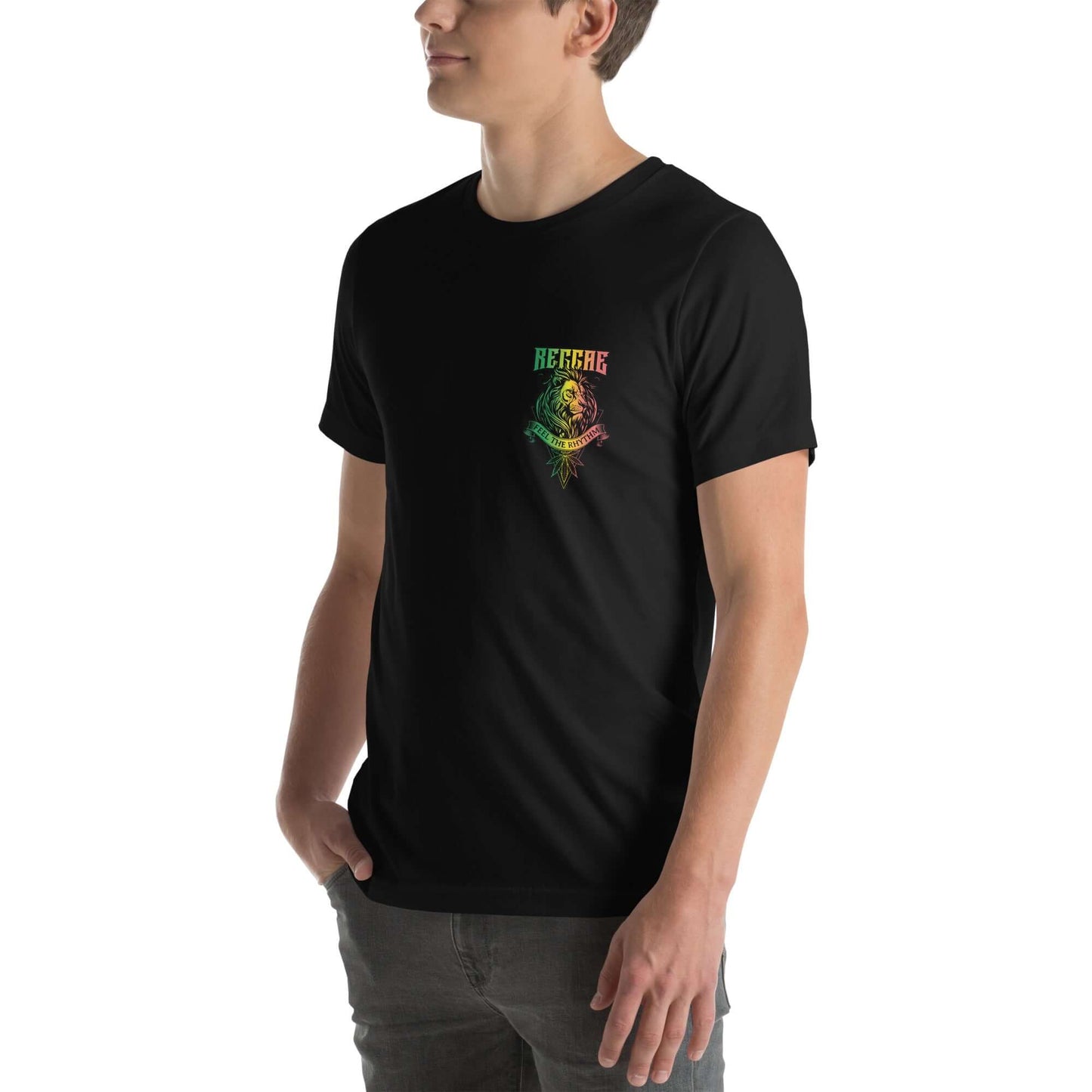 Camiseta color negro Feel the Rhythm